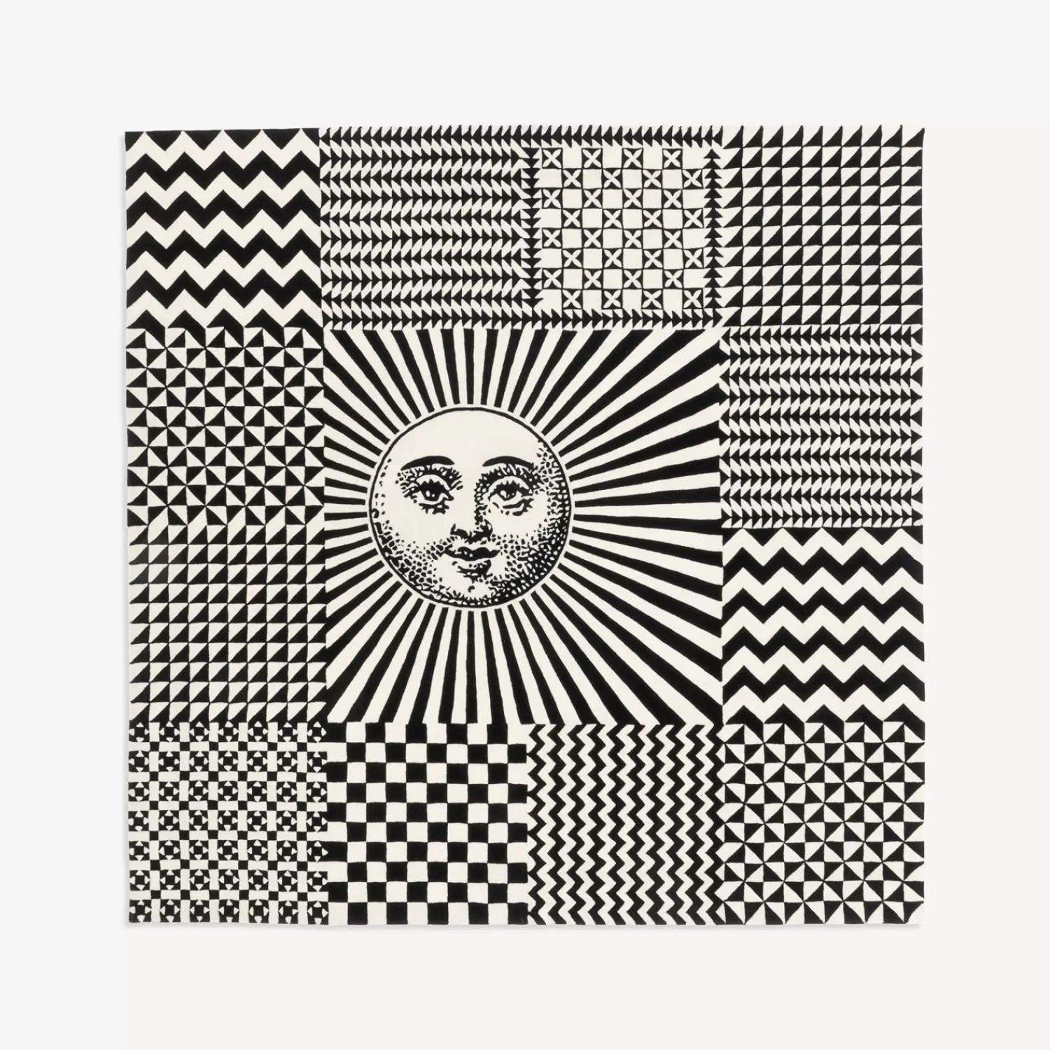 Design Rugs<Fornasetti Rug Optical White/Black