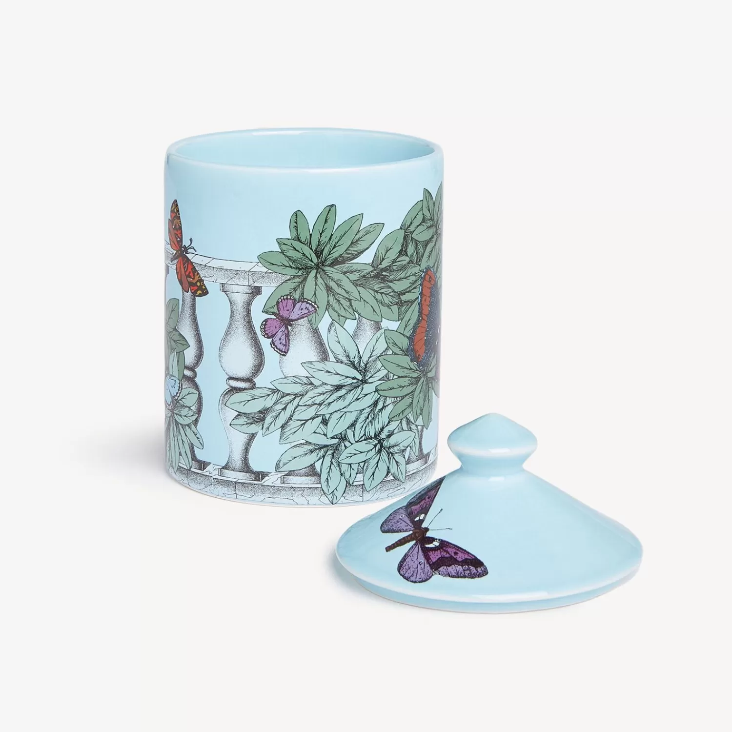Scented Candles<Fornasetti Se Poi Scented Candle - Farfalle E Balaustra Decor - Giardino Segreto Fragrance Multicolour