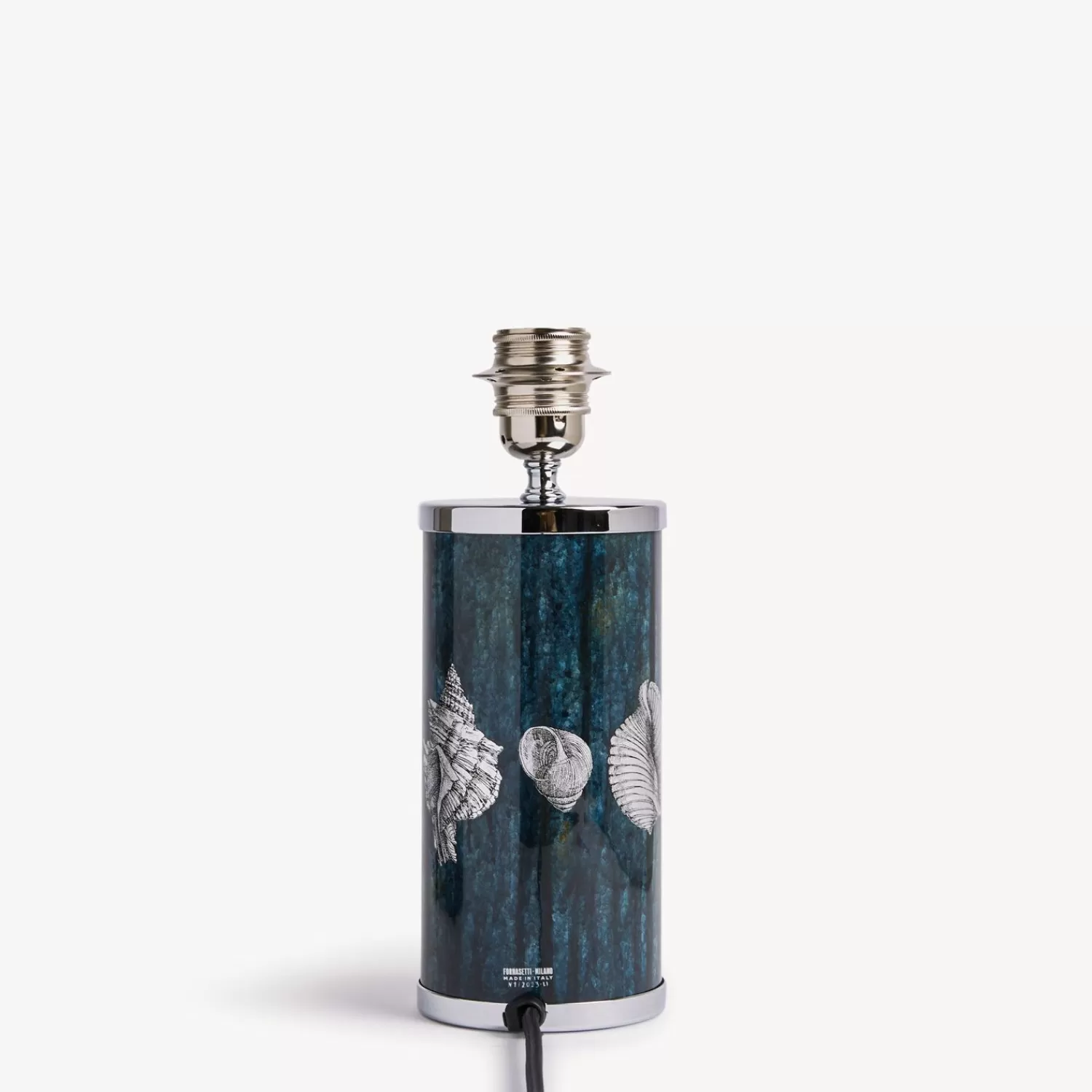 Lamps And Lampshades<Fornasetti Small Lamp Giro Di Conchiglie Silver/Blue