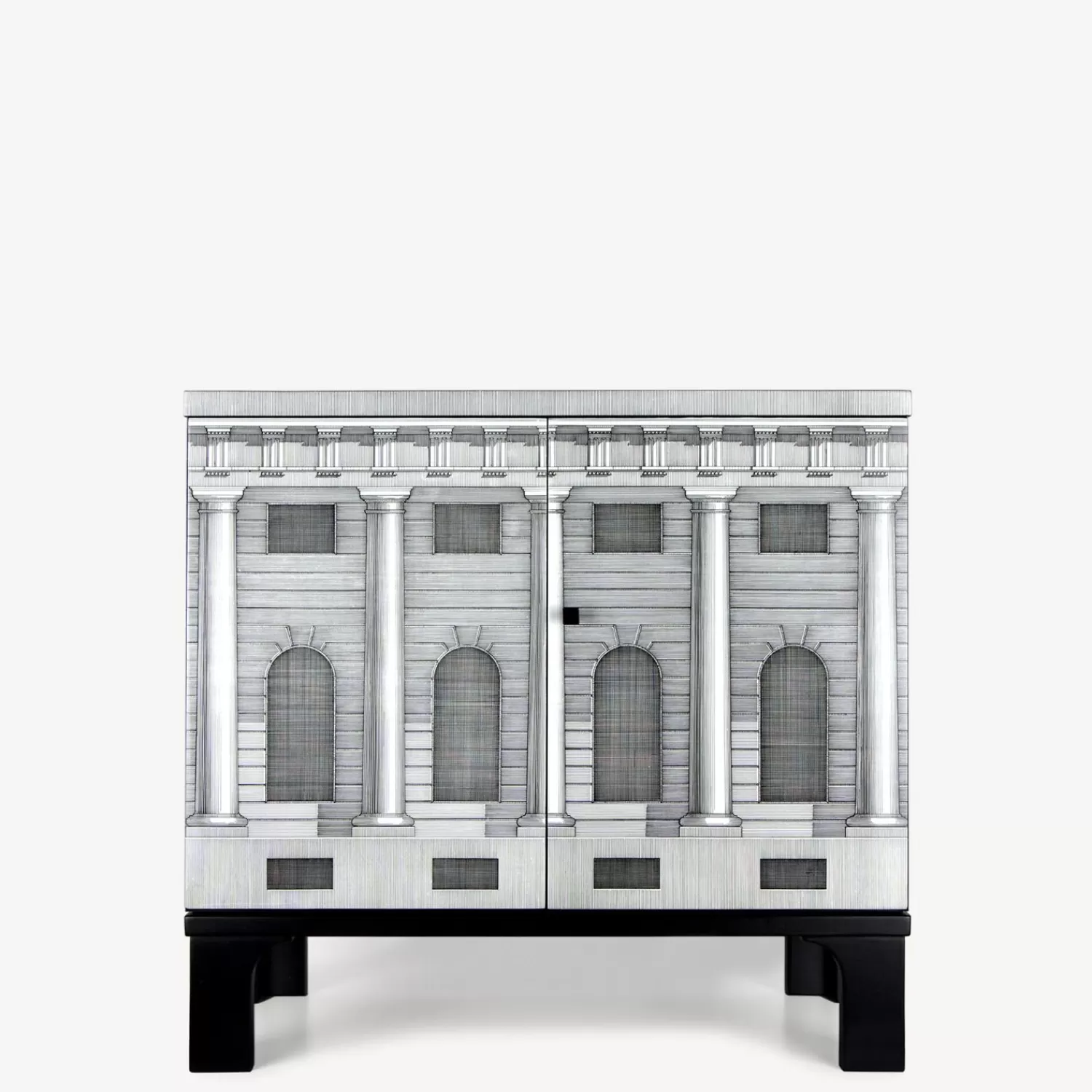 Cabinets<Fornasetti Small Sideboard Architettura White/Black