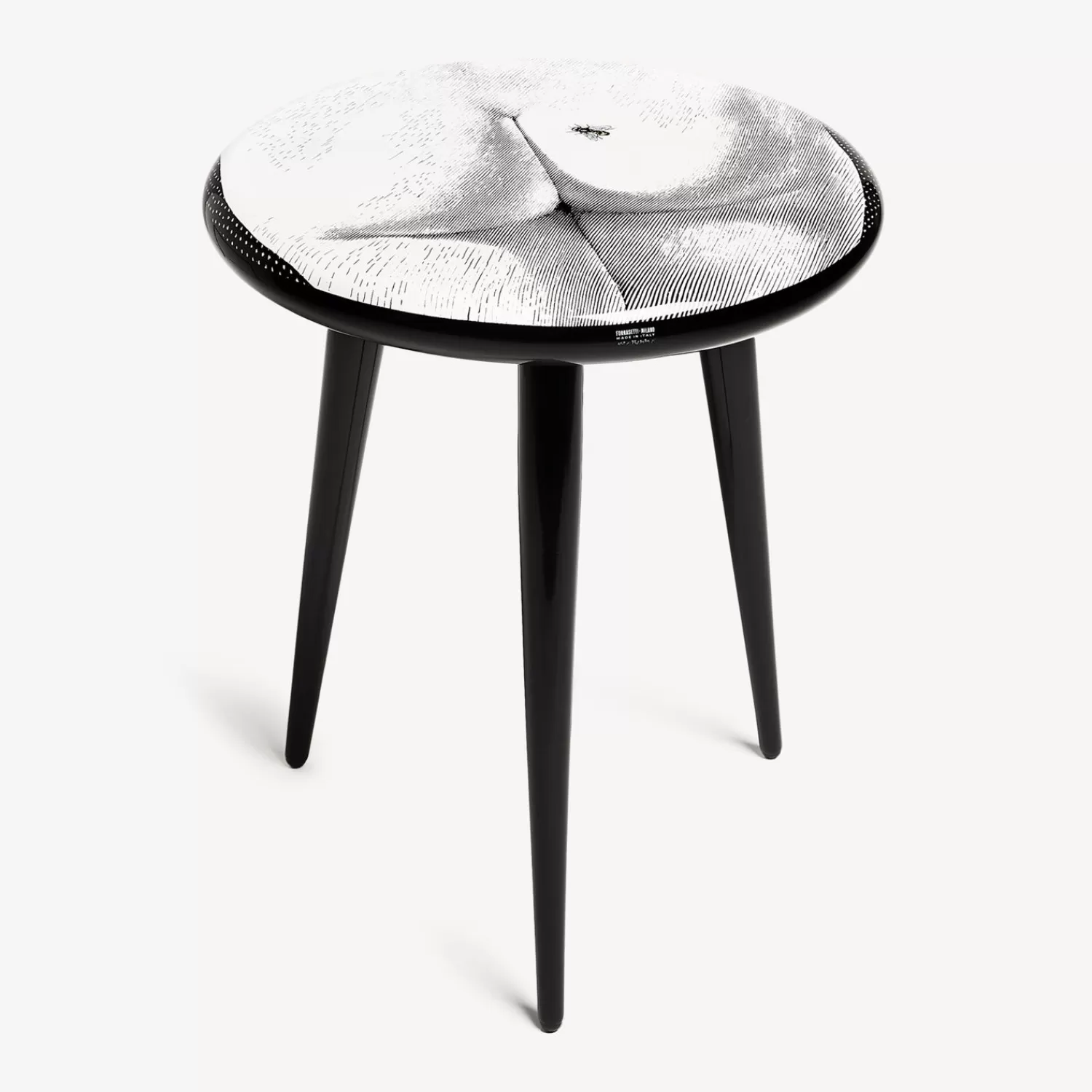 Stools<Fornasetti Stool Bee On My Back Colour White/Black