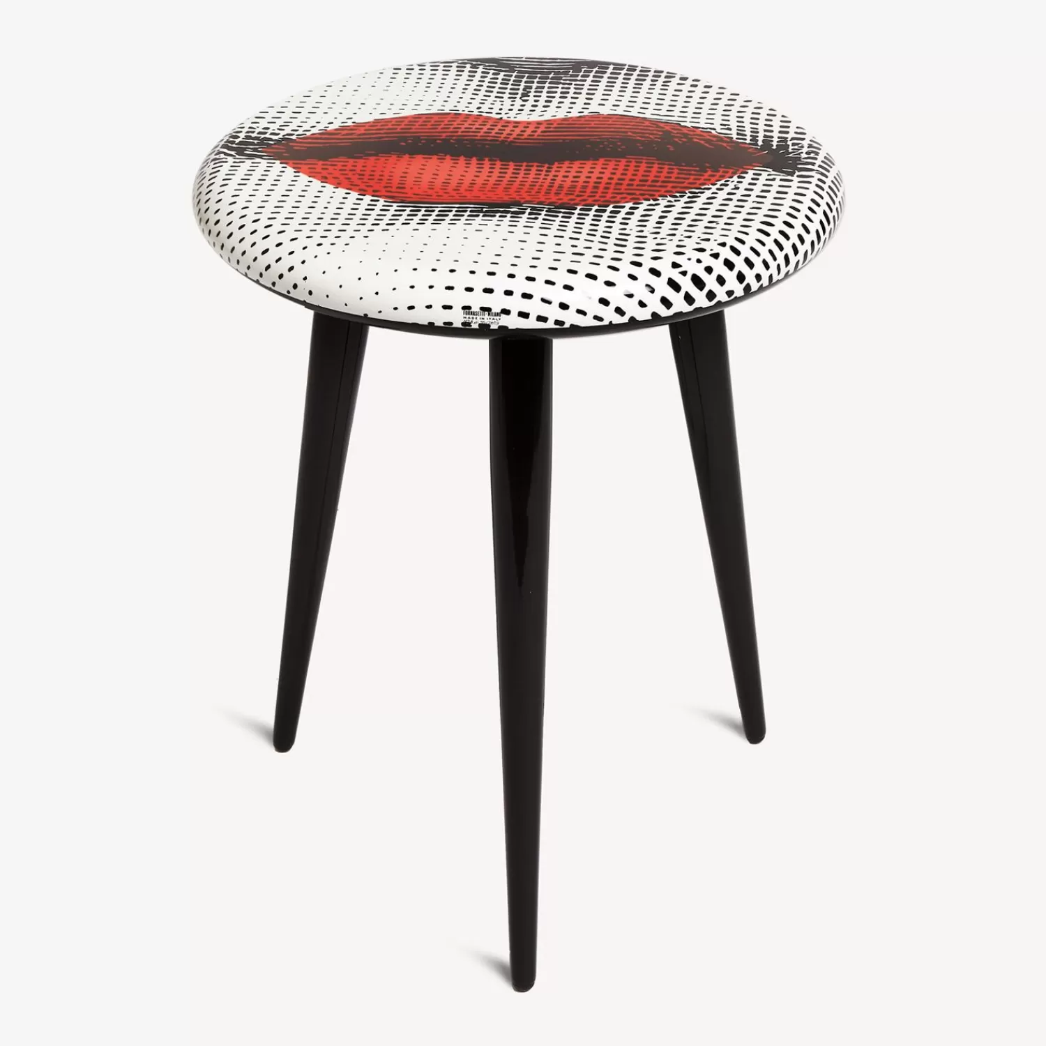 Stools<Fornasetti Stool Bocca White/Black/Red