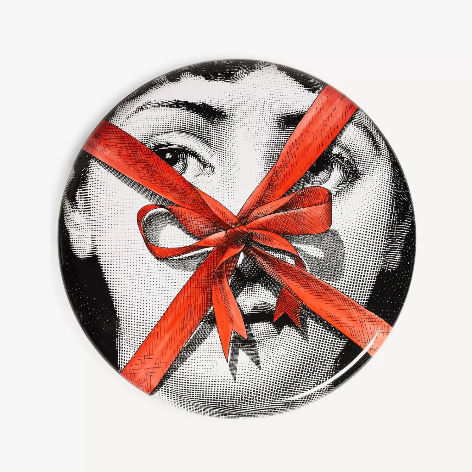 Stools<Fornasetti Stool Gift White/Black/Red