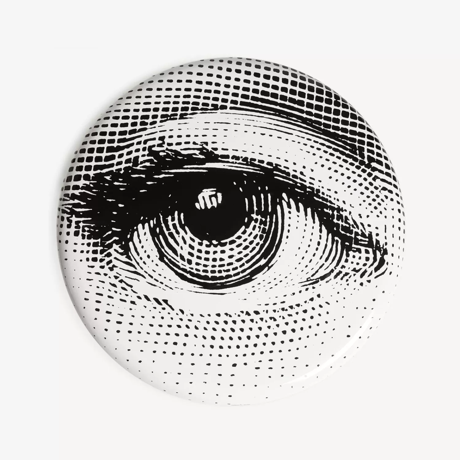 Stools<Fornasetti Stool Occhio White/Black
