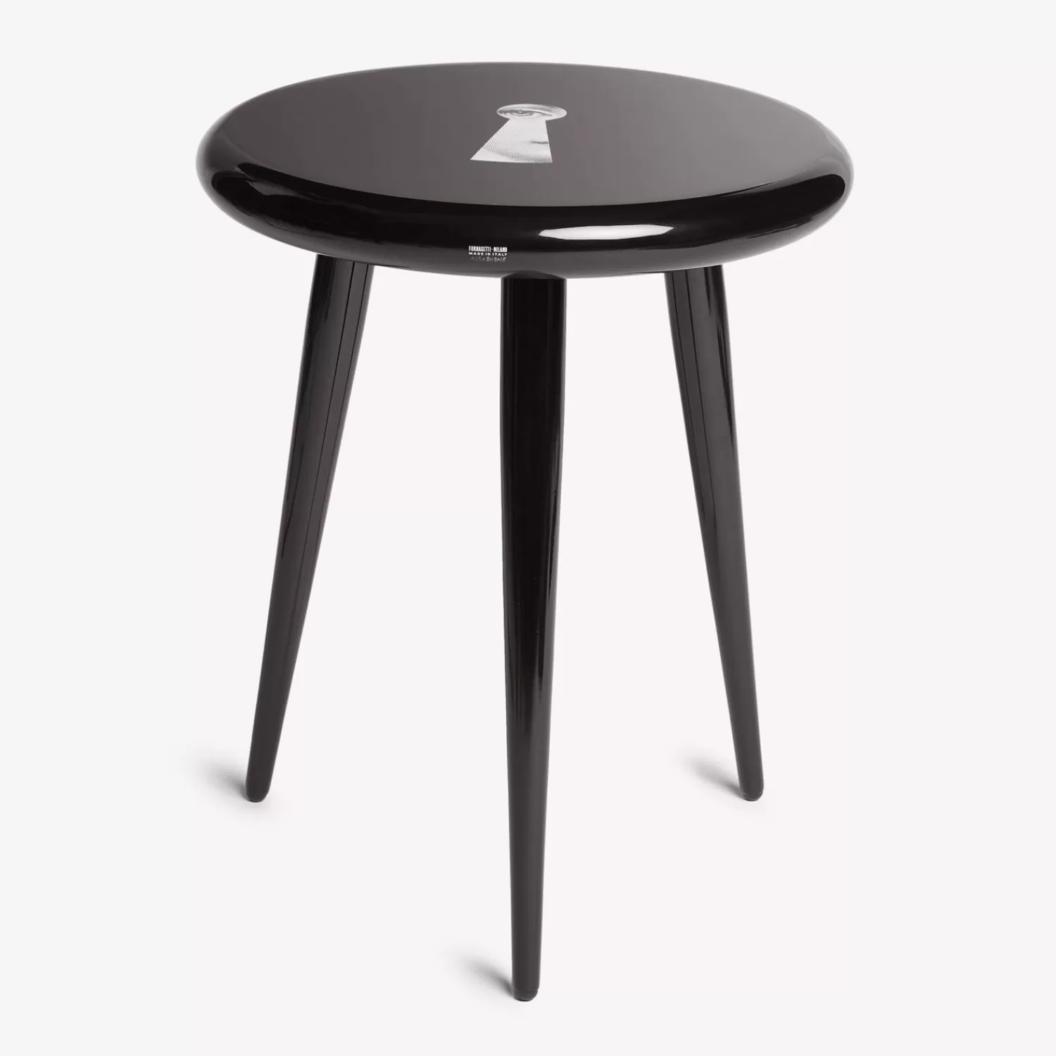 Stools<Fornasetti Stool Serratura White/Black