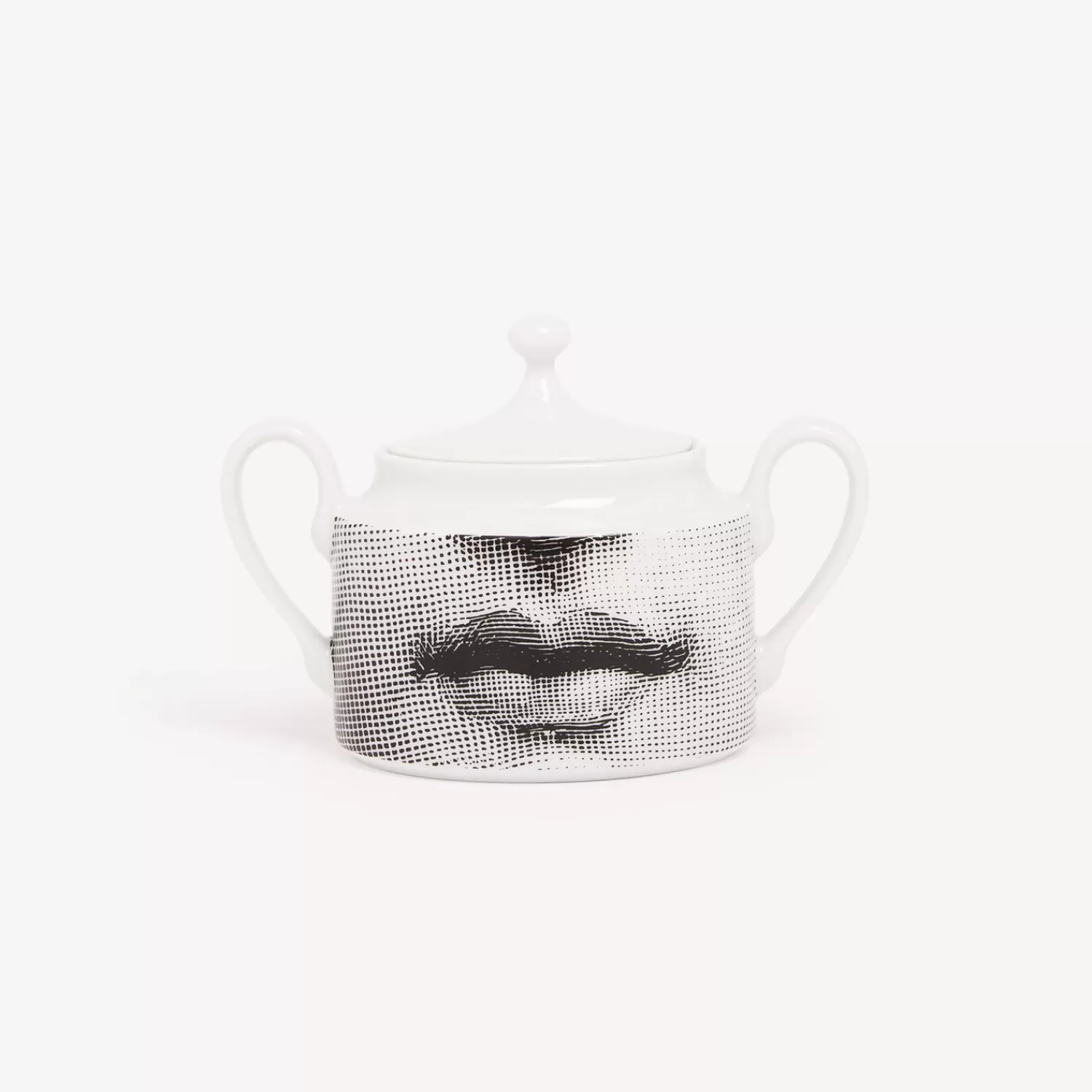 Tea And Coffee Sets<Fornasetti Sugar Bowl Tema E Variazioni White/Black