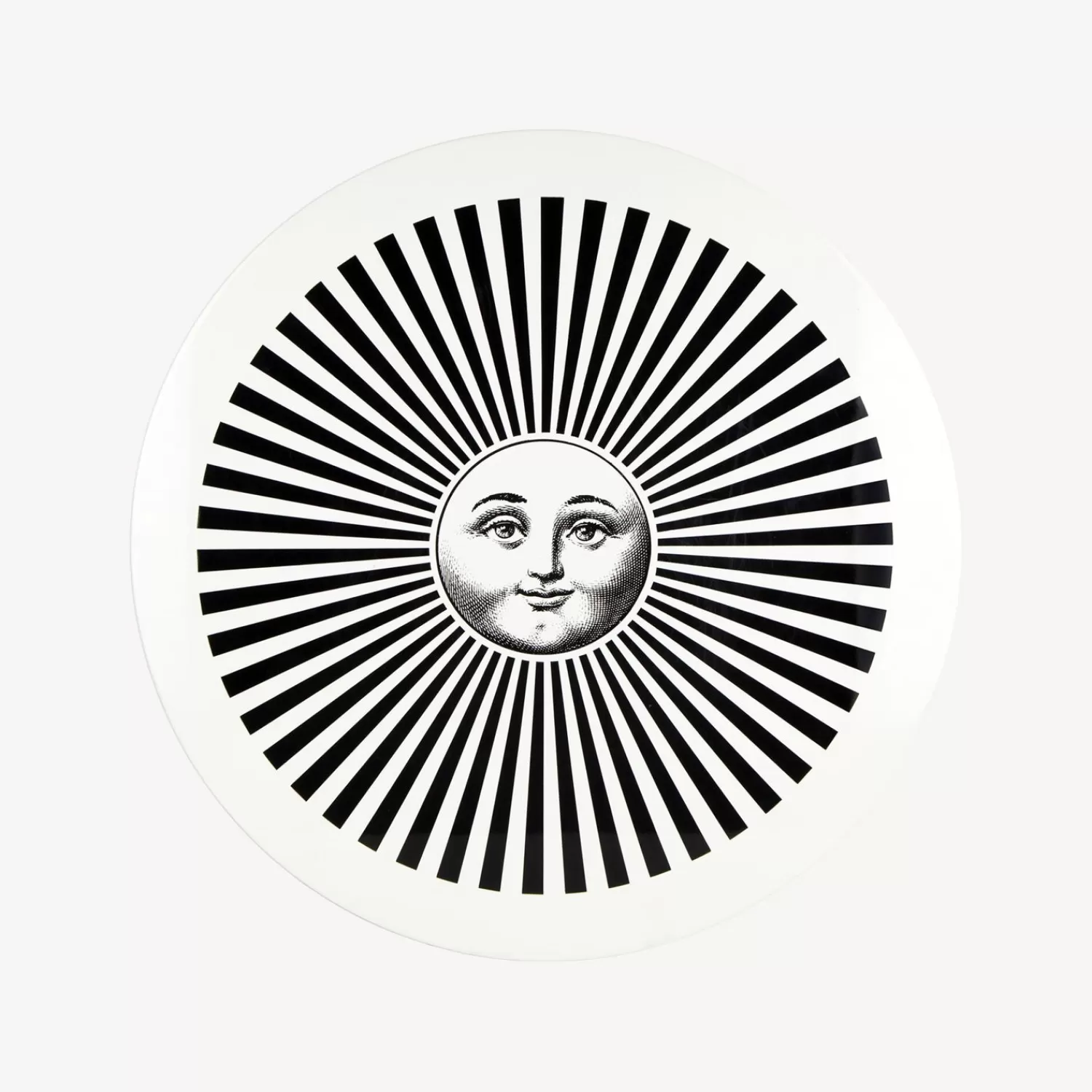 Tables<Fornasetti Table Sole Raggiante White/Black