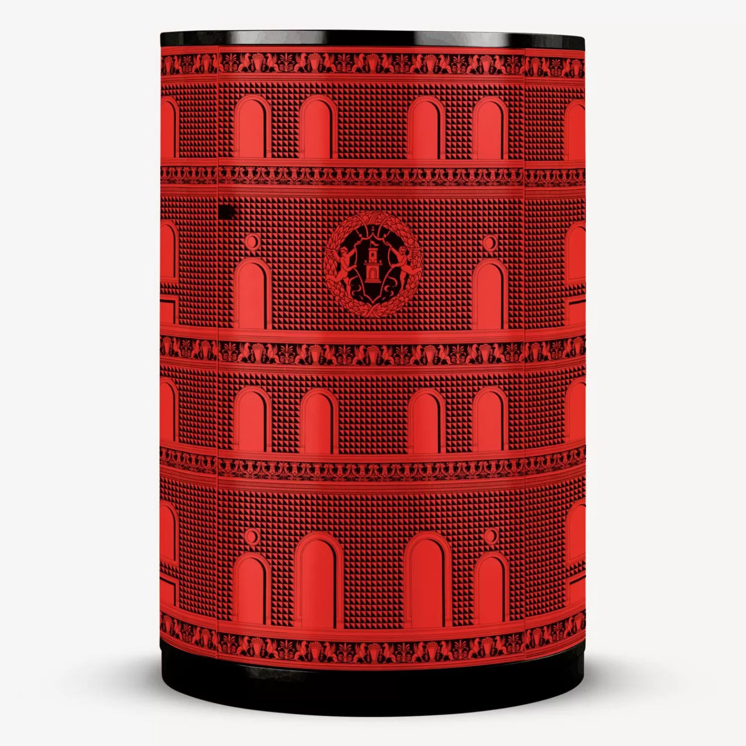 Storage Consoles<Fornasetti Tall Console Facciata Quattrocentesca Red/Black