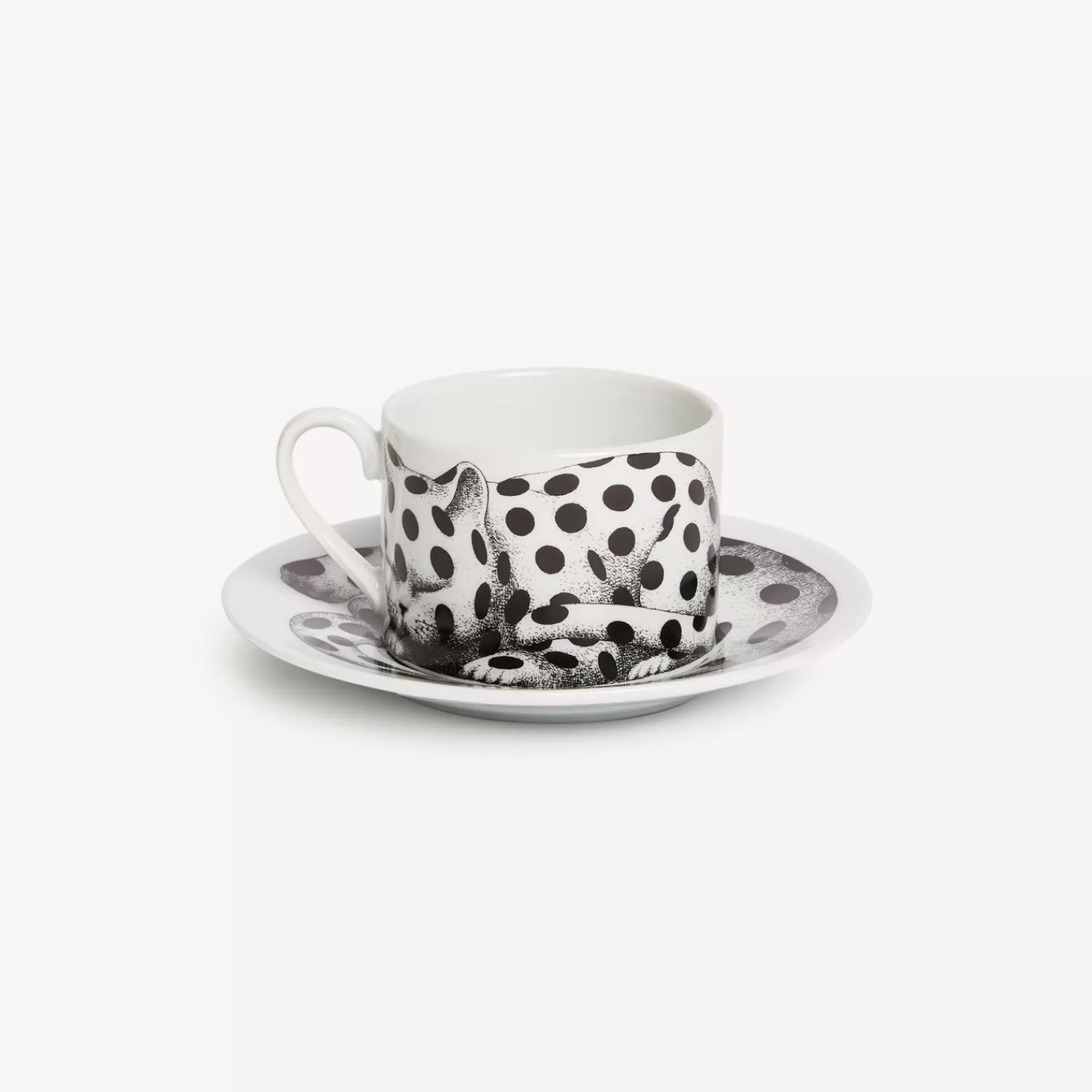 Tea And Coffee Sets<Fornasetti Tea Cup High Fidelity Pois White/Black