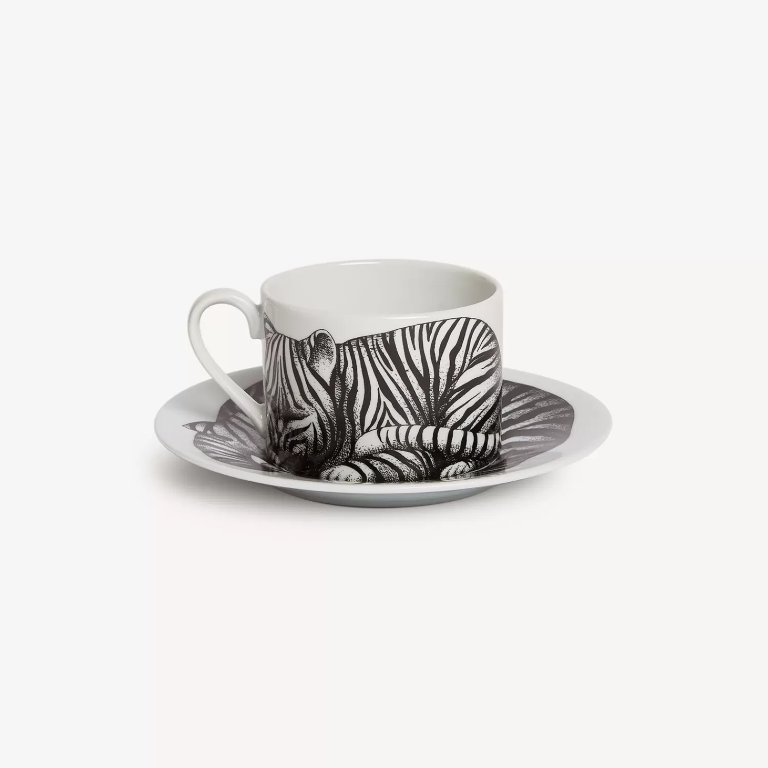 Tea And Coffee Sets<Fornasetti Tea Cup High Fidelity Tigrato White/Black