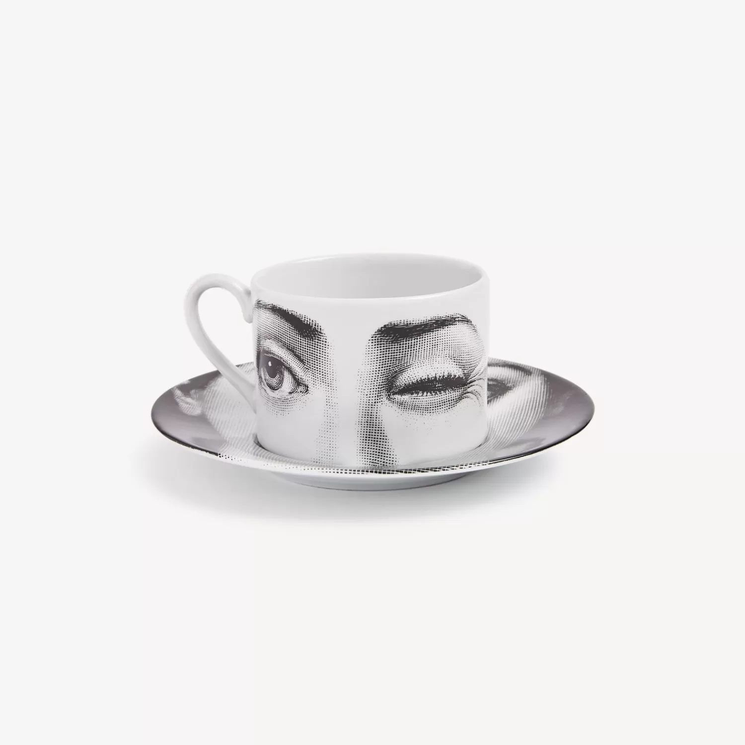Tea And Coffee Sets<Fornasetti Tea Cup Tema E Variazioni L'Antipatico White/Black