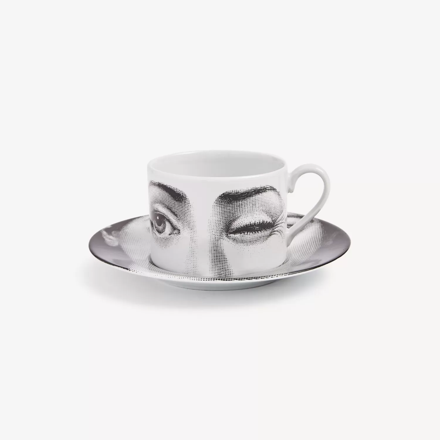Tea And Coffee Sets<Fornasetti Tea Cup Tema E Variazioni L'Antipatico White/Black