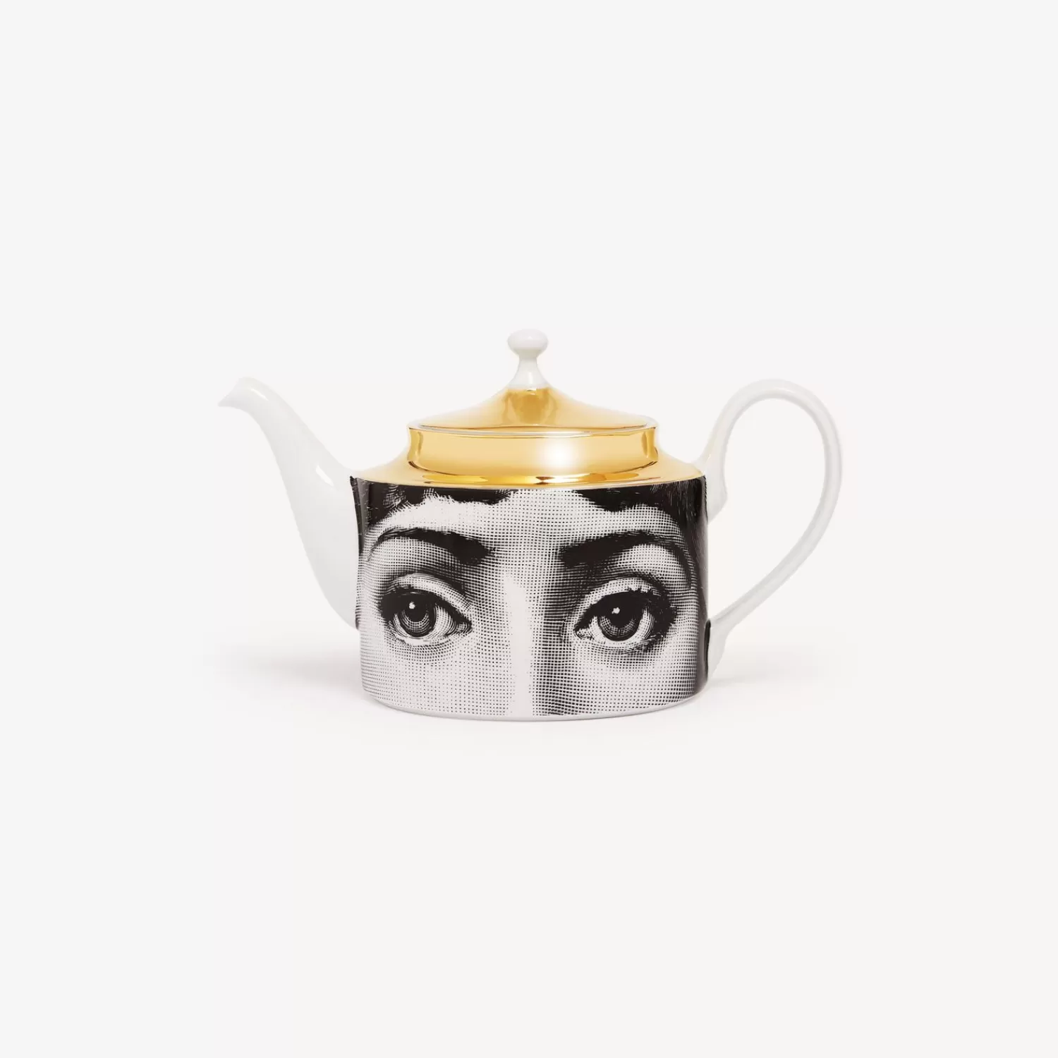 Tea And Coffee Sets<Fornasetti Teapot Tema E Variazioni White/Black/Gold