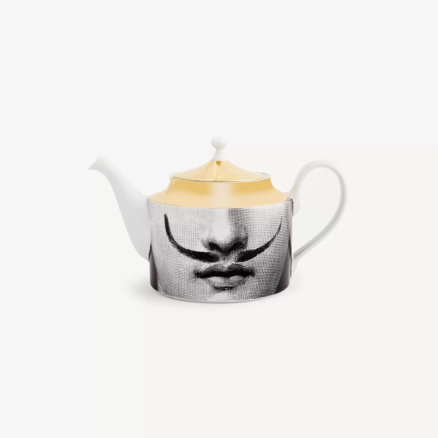Tea And Coffee Sets<Fornasetti Teapot Tema E Variazioni N.21 White/Black/Gold