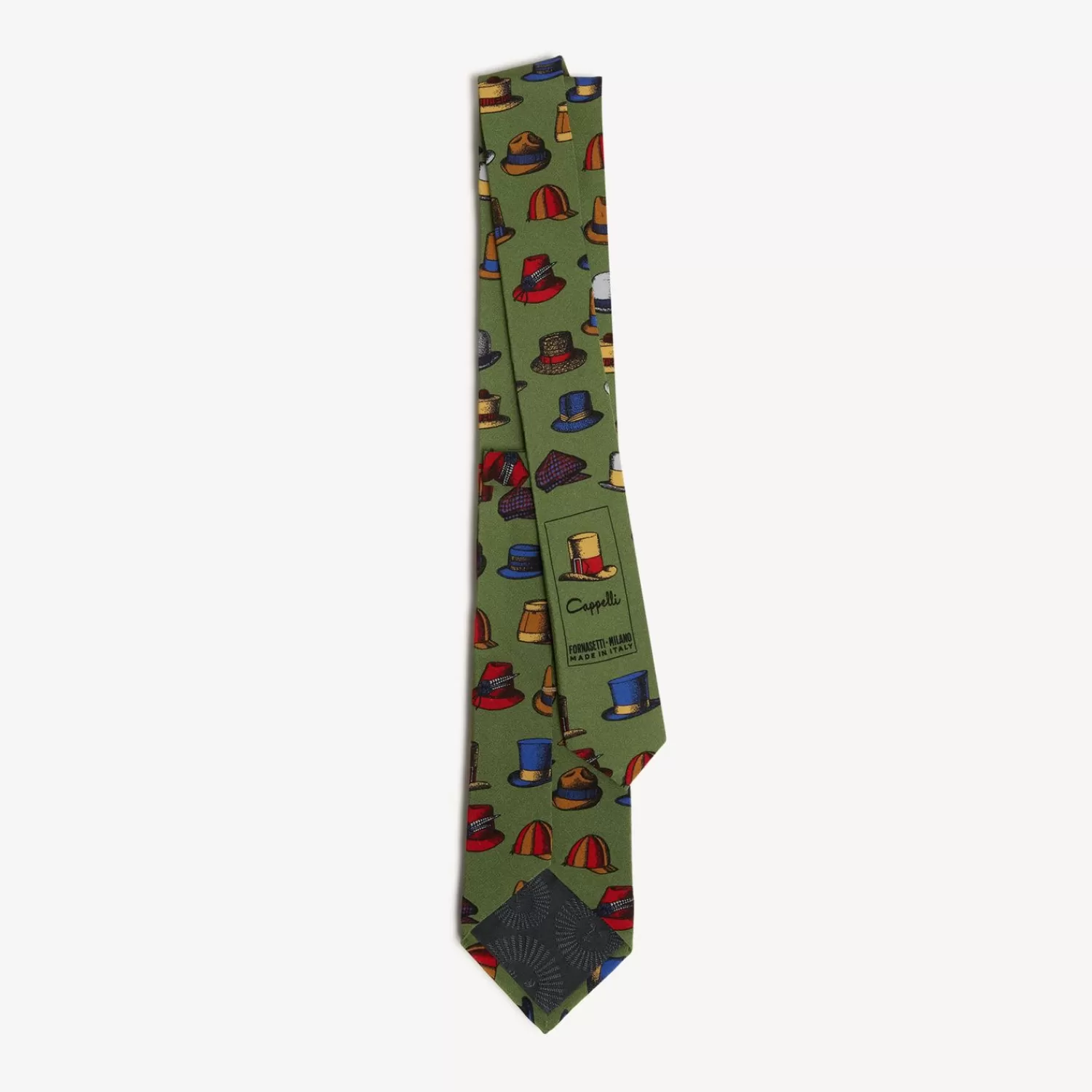 Ties<Fornasetti Tie Cappelli Multicolour