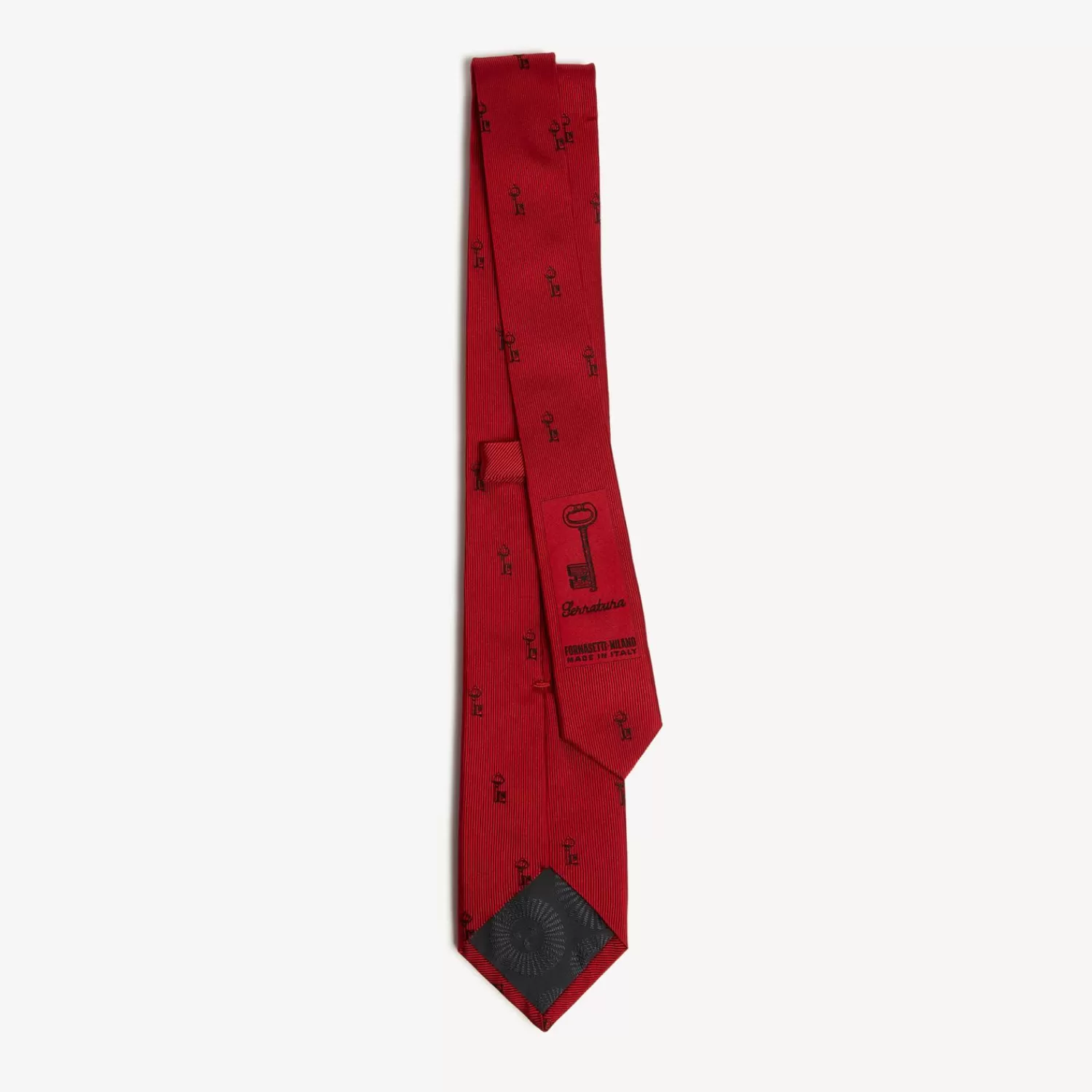 Ties<Fornasetti Tie Serratura Red