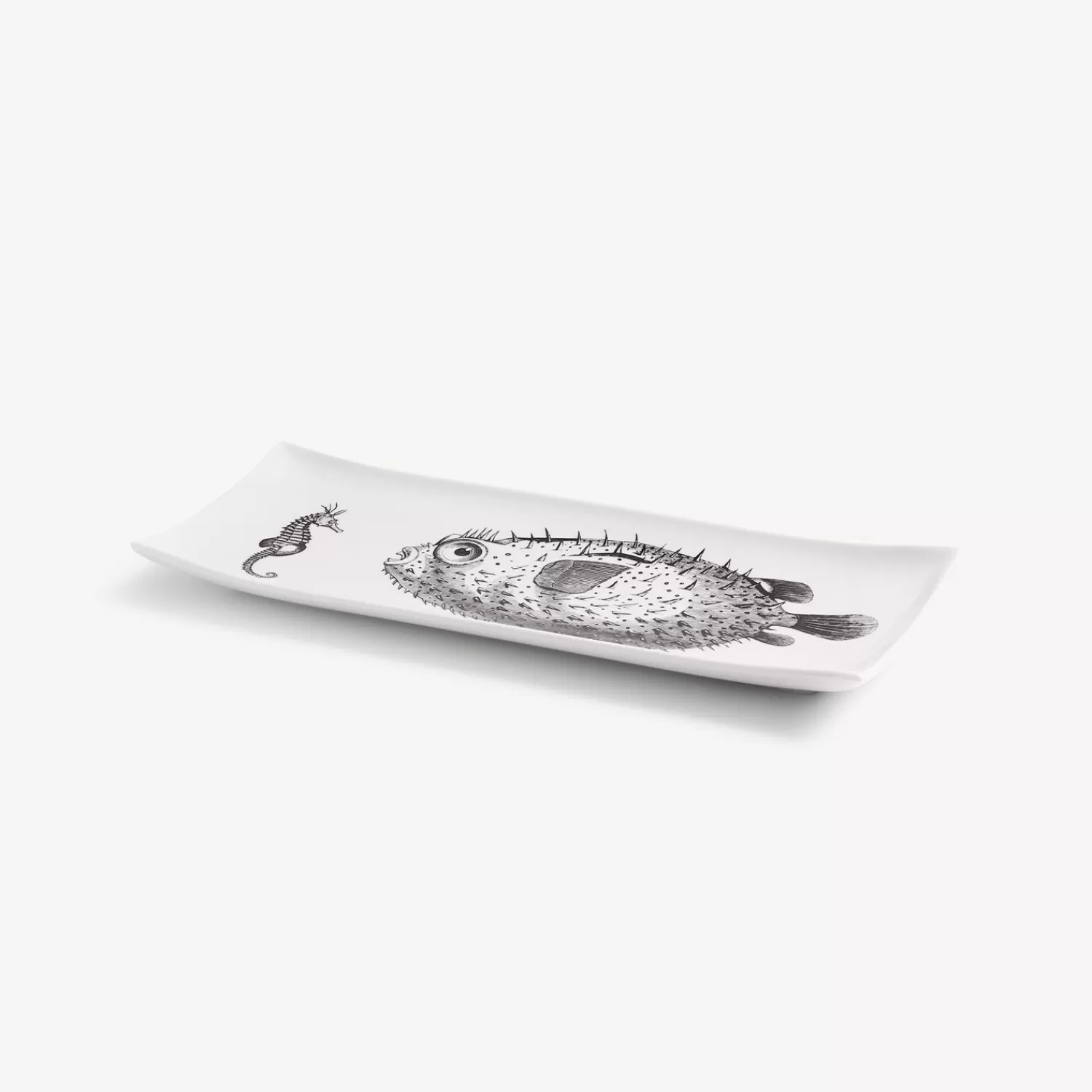 Decorative Trays<Fornasetti Tray Affronto White/Black