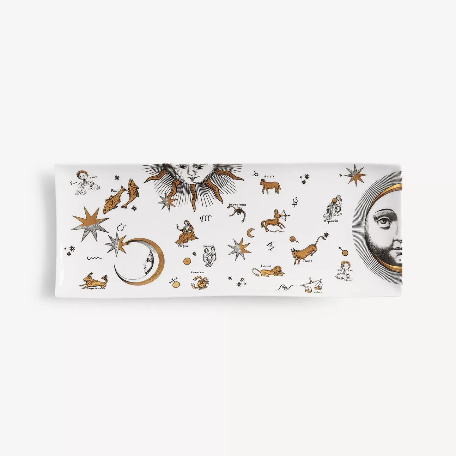 Decorative Trays<Fornasetti Tray Astronomici White/Black/Gold