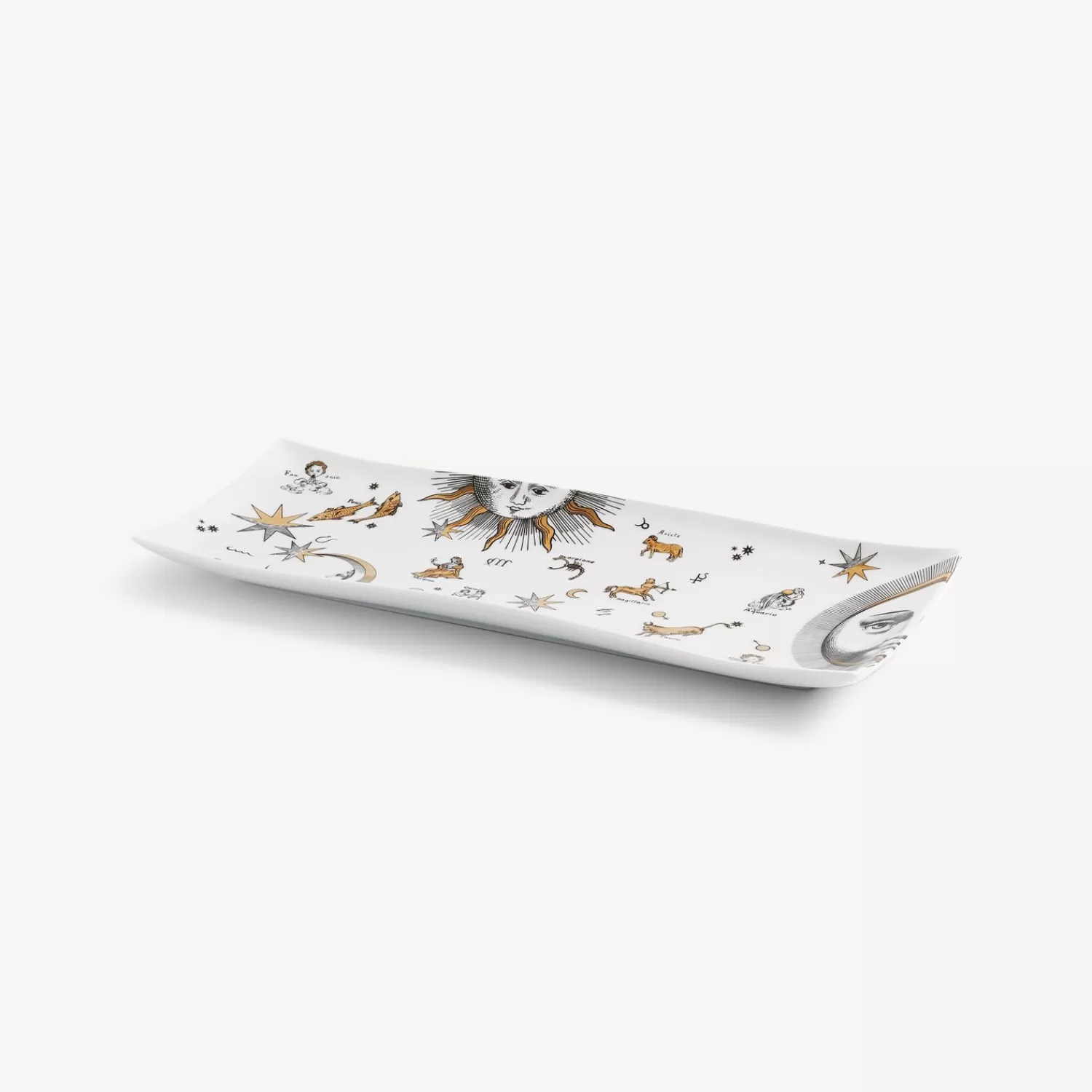 Decorative Trays<Fornasetti Tray Astronomici White/Black/Gold