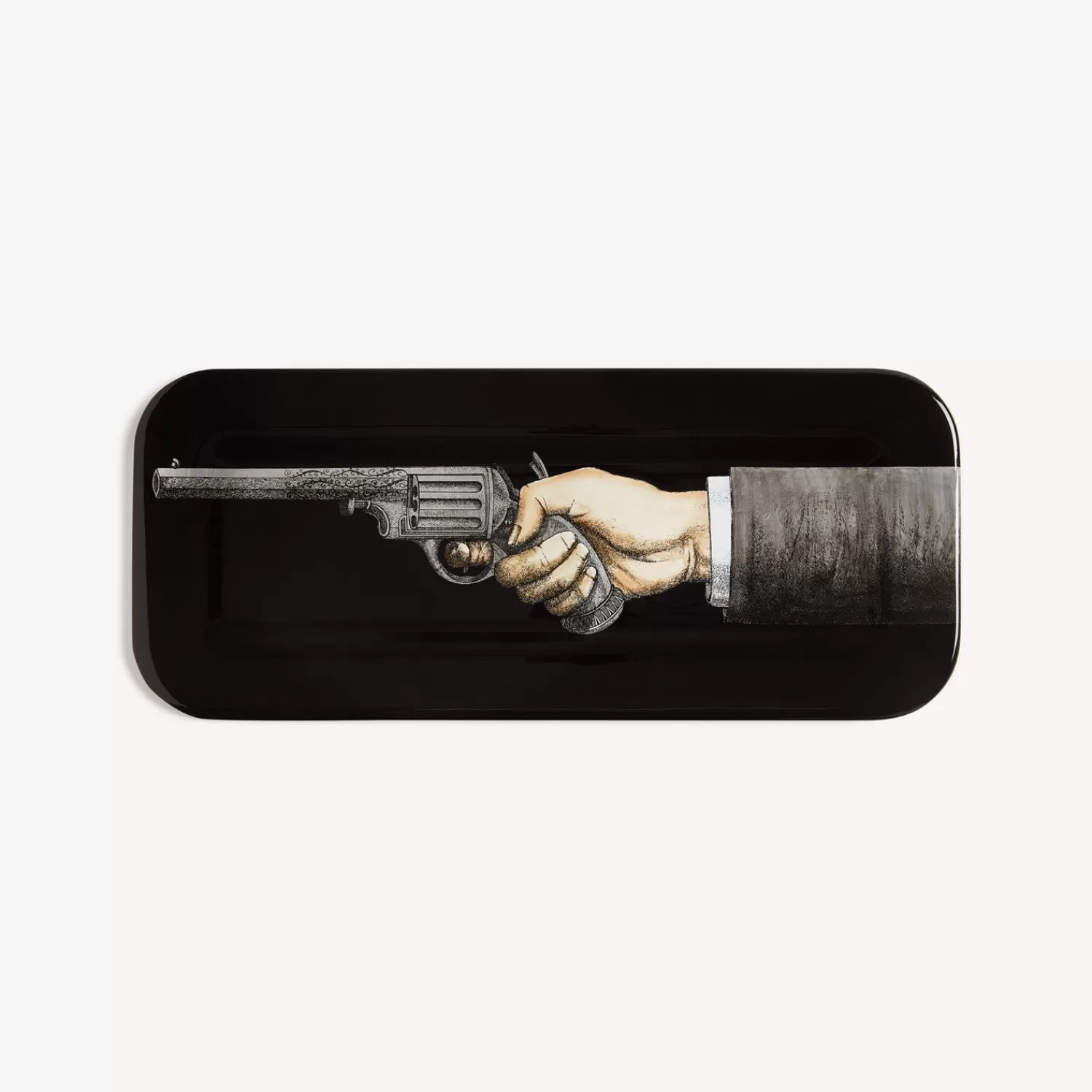 Decorative Trays And Pliants<Fornasetti Tray Braccio Con Pistola Multicolour