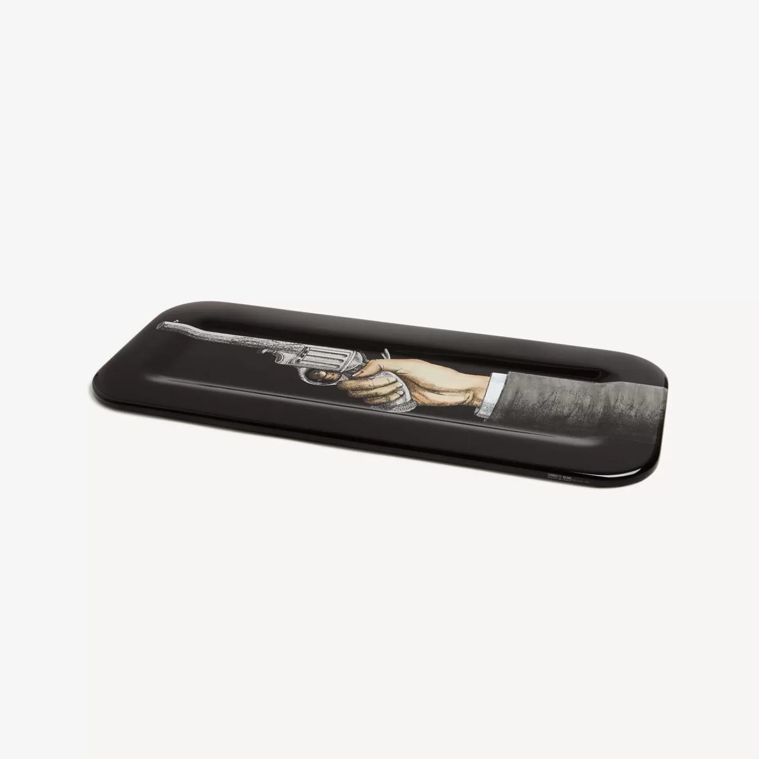 Decorative Trays And Pliants<Fornasetti Tray Braccio Con Pistola Multicolour