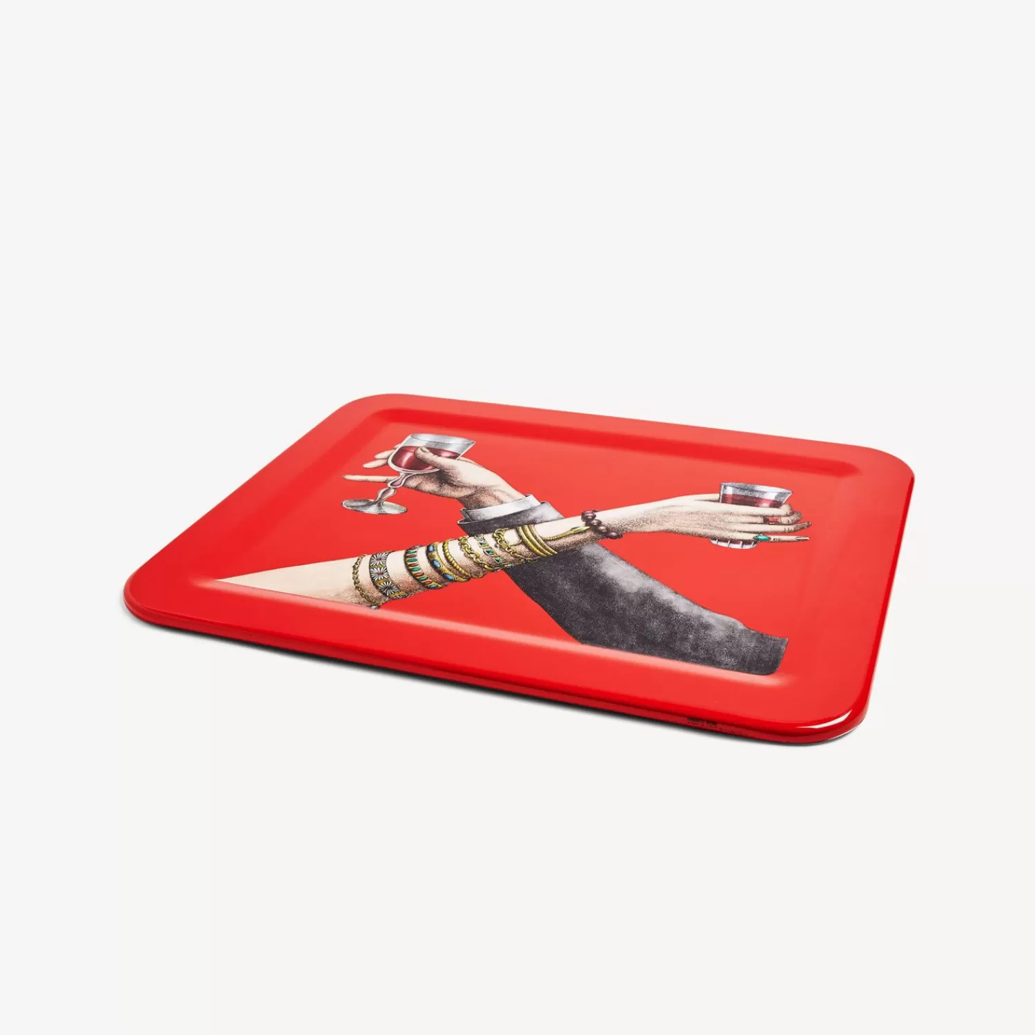 Decorative Trays And Pliants<Fornasetti Tray Brindisi Multicolour