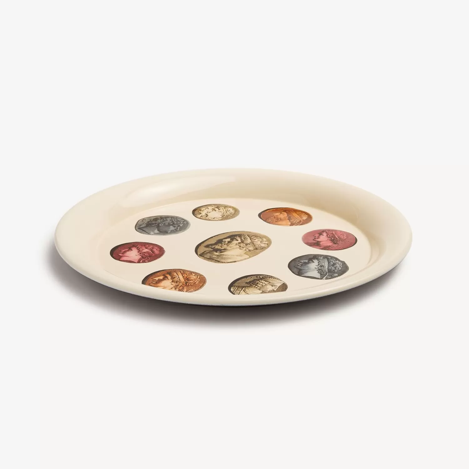 Decorative Trays And Pliants<Fornasetti Tray Cammei Multicolour
