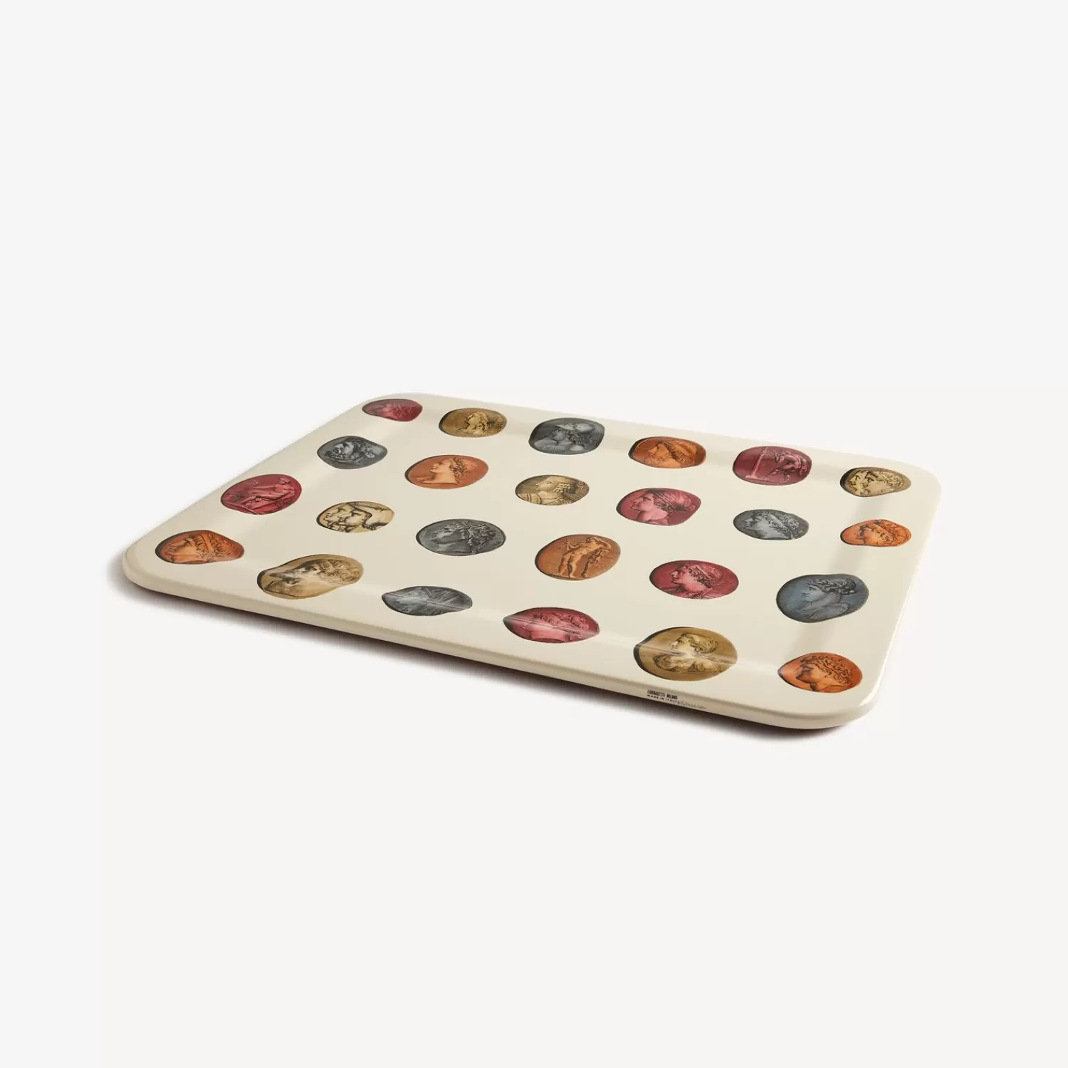 Decorative Trays And Pliants<Fornasetti Tray Cammei Multicolour