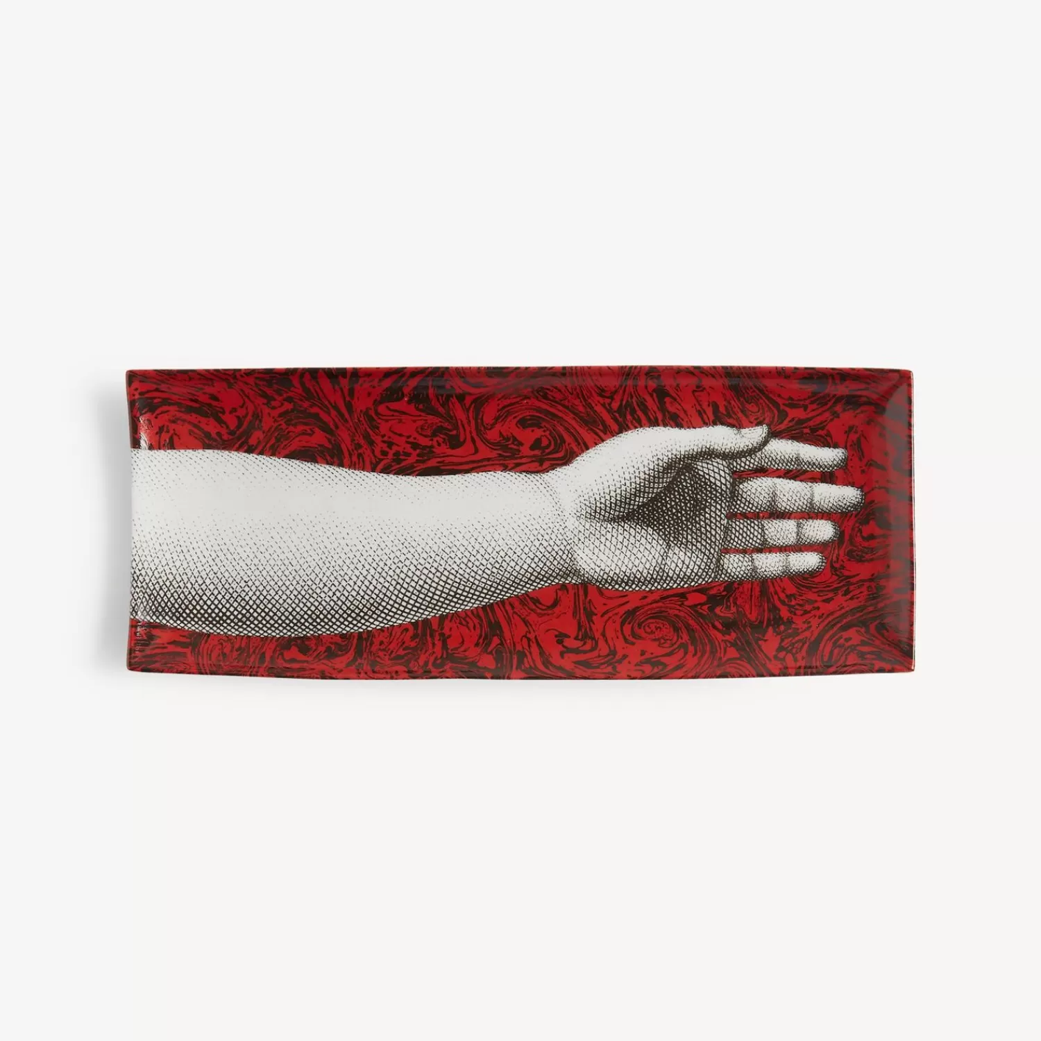 Decorative Trays<Fornasetti Tray Don Giovanni White/Black/Red
