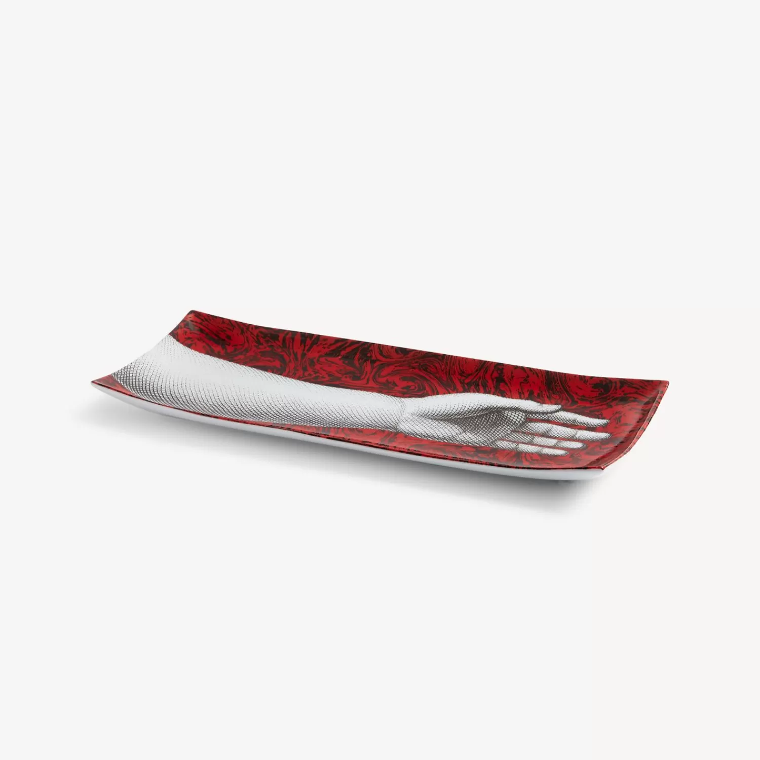 Decorative Trays<Fornasetti Tray Don Giovanni White/Black/Red