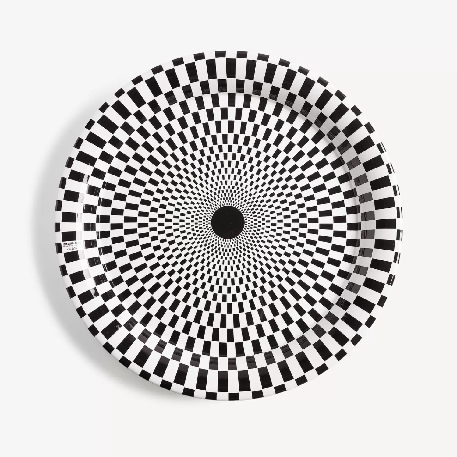 Decorative Trays And Pliants<Fornasetti Tray Egocentrismo White/Black