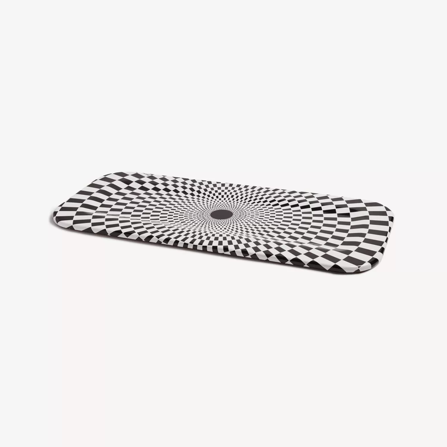 Decorative Trays And Pliants<Fornasetti Tray Egocentrismo White/Black