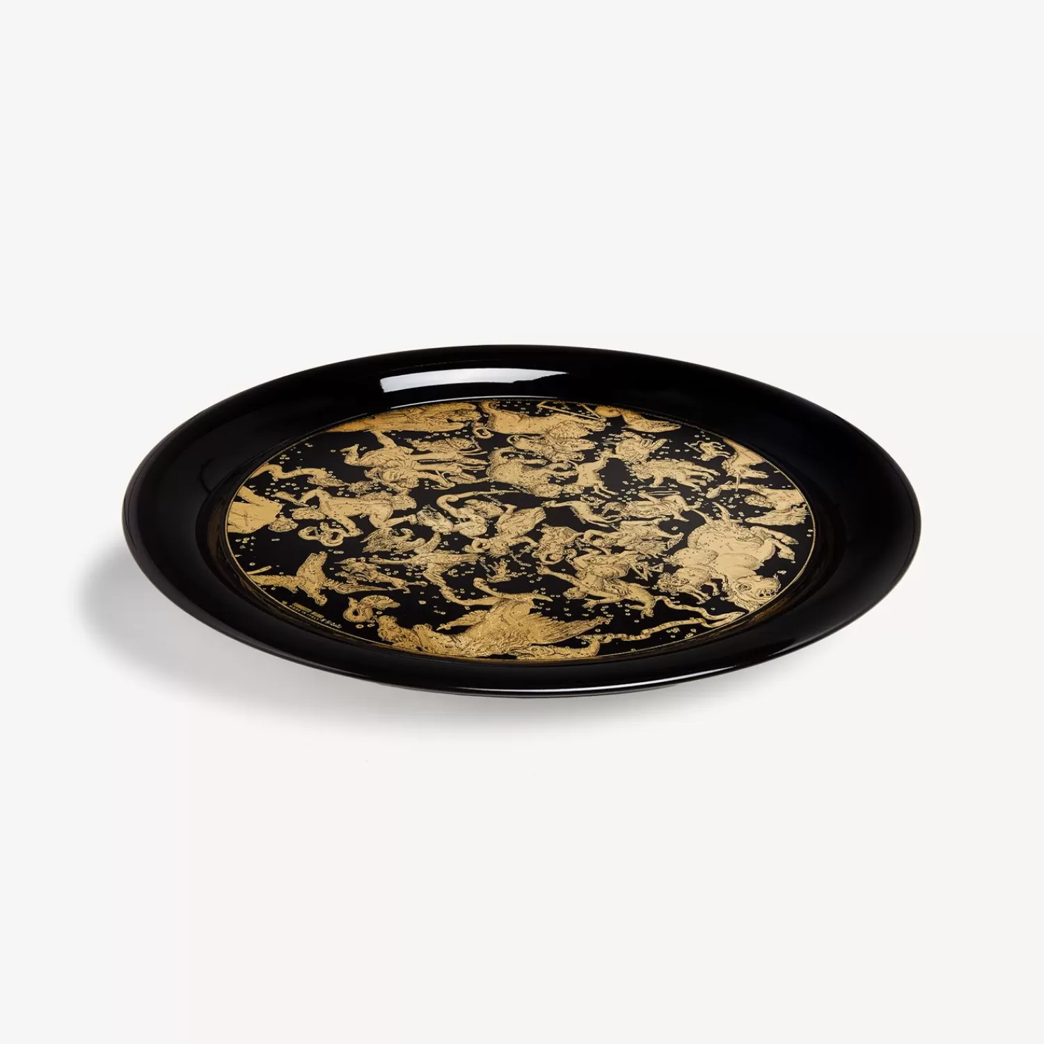 Decorative Trays And Pliants<Fornasetti Tray Emisfero Gold/Black