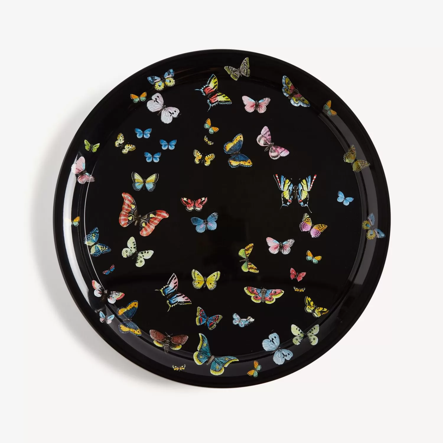 Decorative Trays And Pliants<Fornasetti Tray Farfalle Multicolour