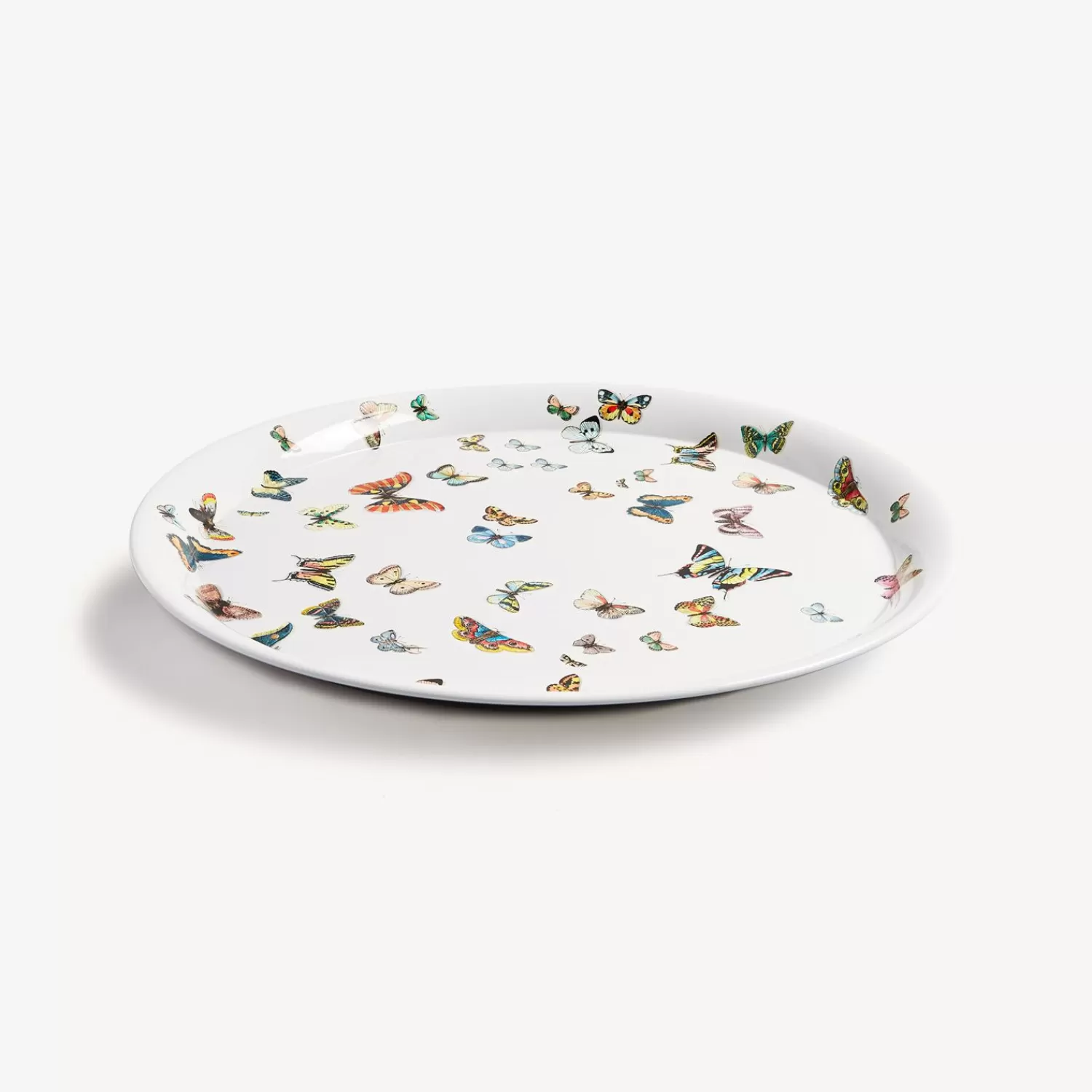 Decorative Trays And Pliants<Fornasetti Tray Farfalle Multicolour