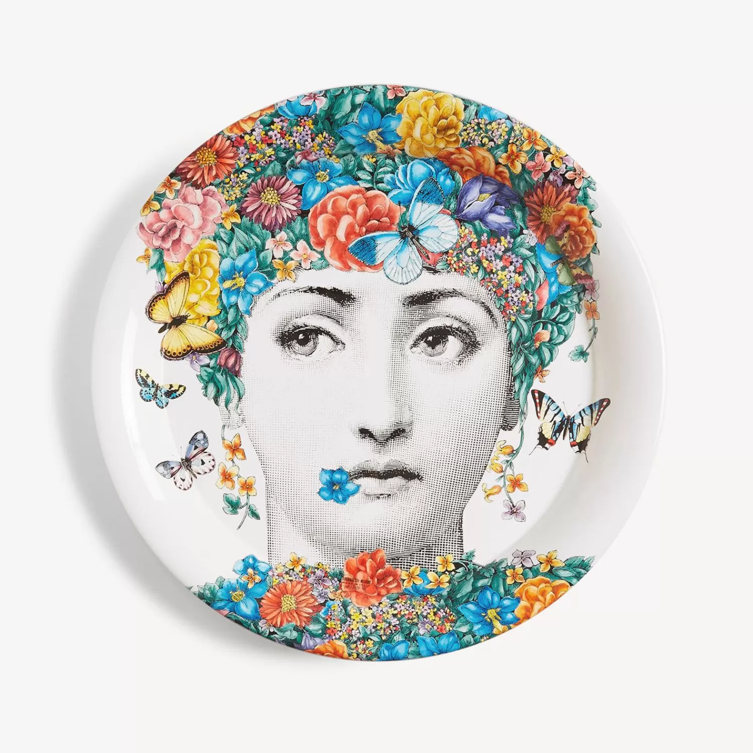 Decorative Trays And Pliants<Fornasetti Tray Fior Di Lina Multicolour