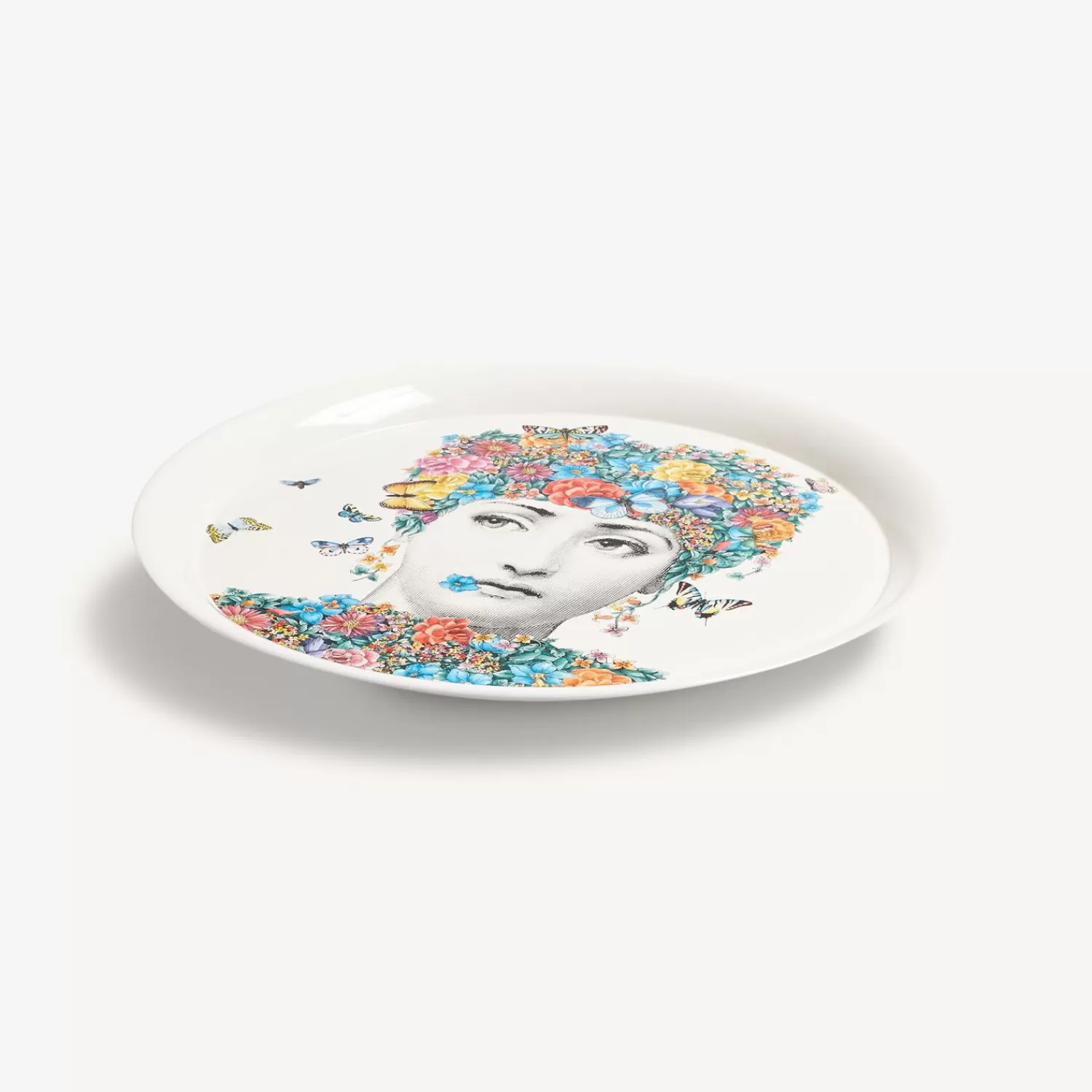 Decorative Trays And Pliants<Fornasetti Tray Fior Di Lina Multicolour