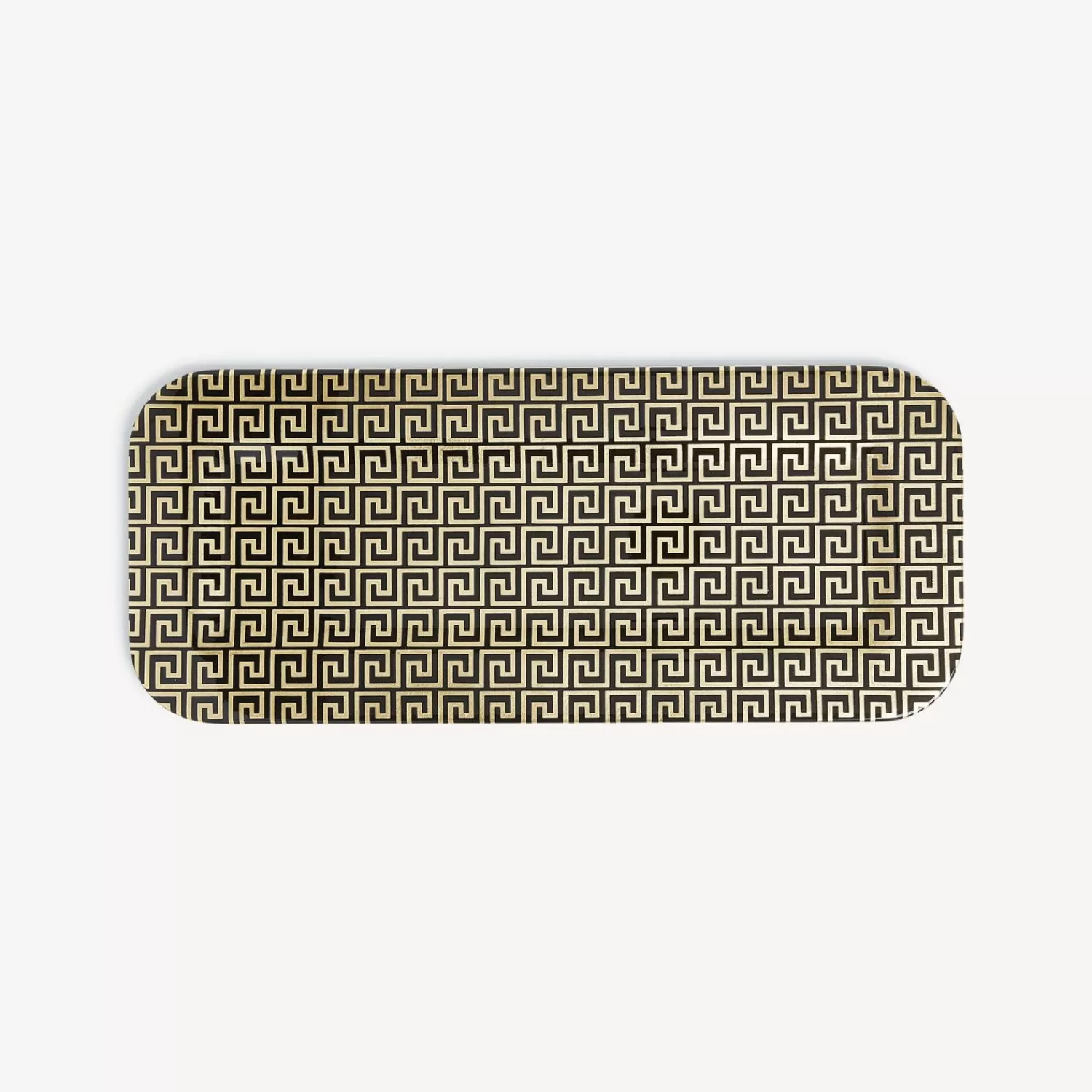 Decorative Trays And Pliants<Fornasetti Tray Greca Gold/Black