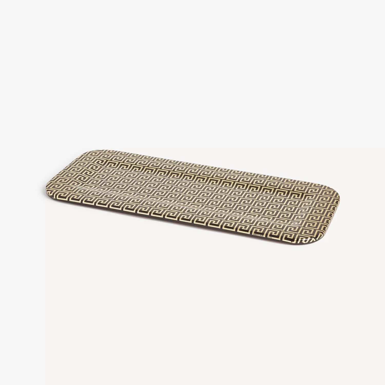 Decorative Trays And Pliants<Fornasetti Tray Greca Gold/Black
