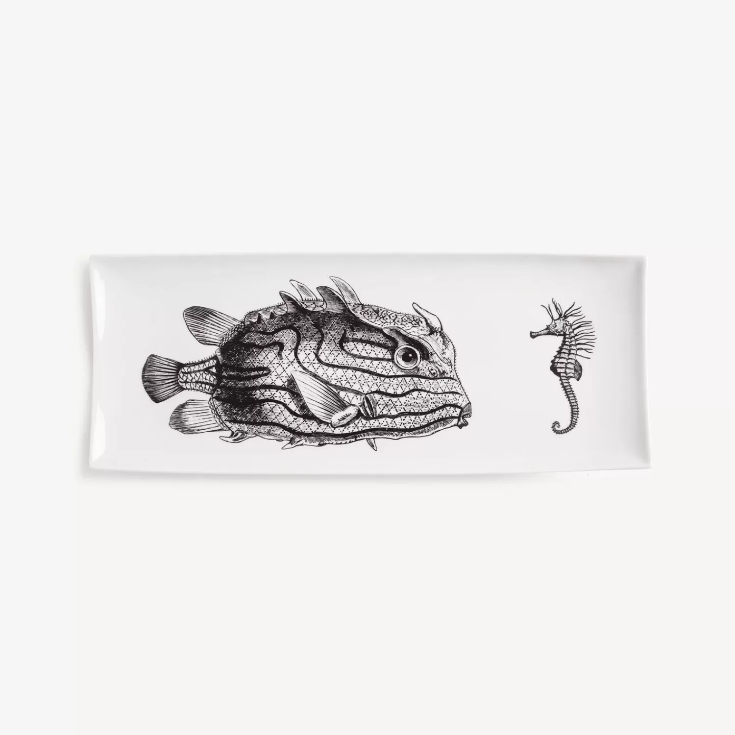 Decorative Trays<Fornasetti Tray Incontro Bianco/Nero White/Black