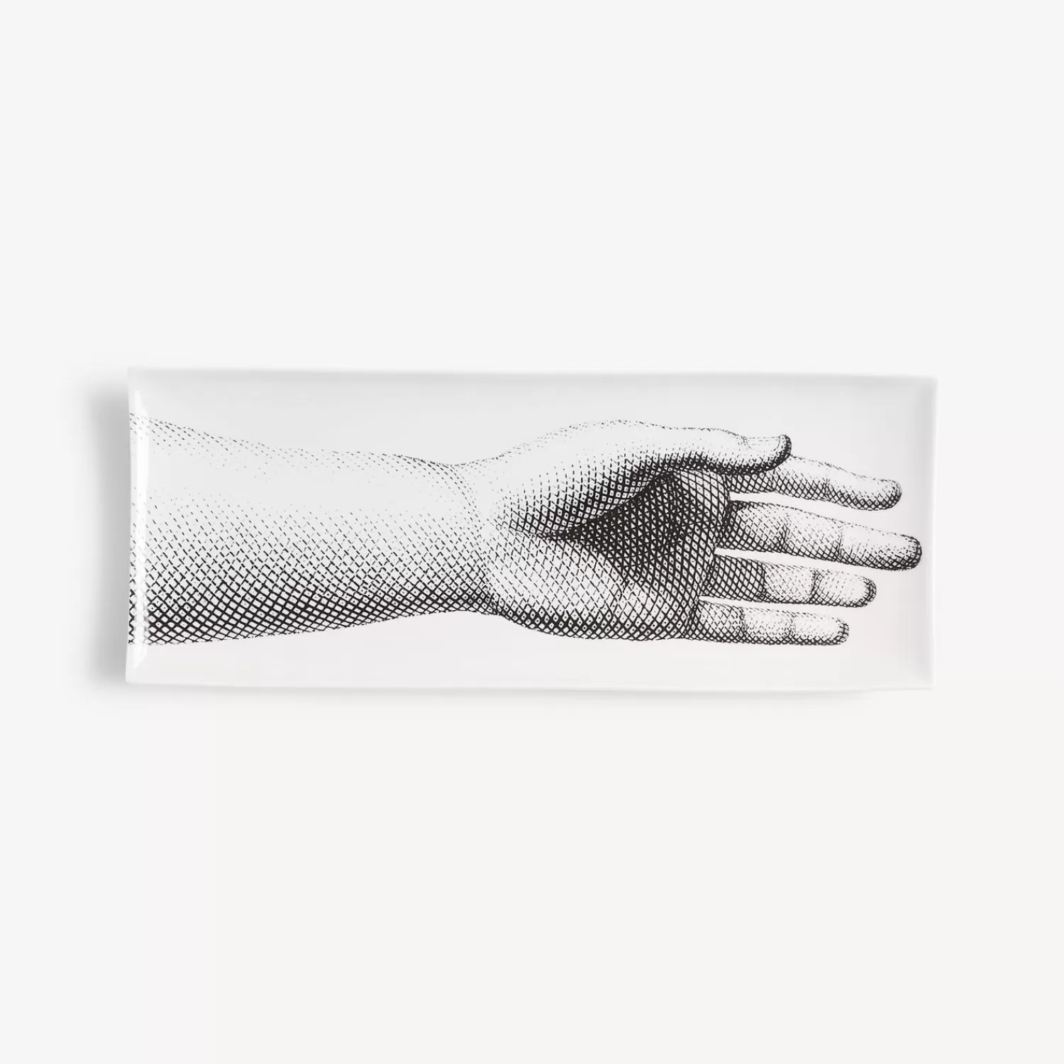 Decorative Trays<Fornasetti Tray Mano White/Black