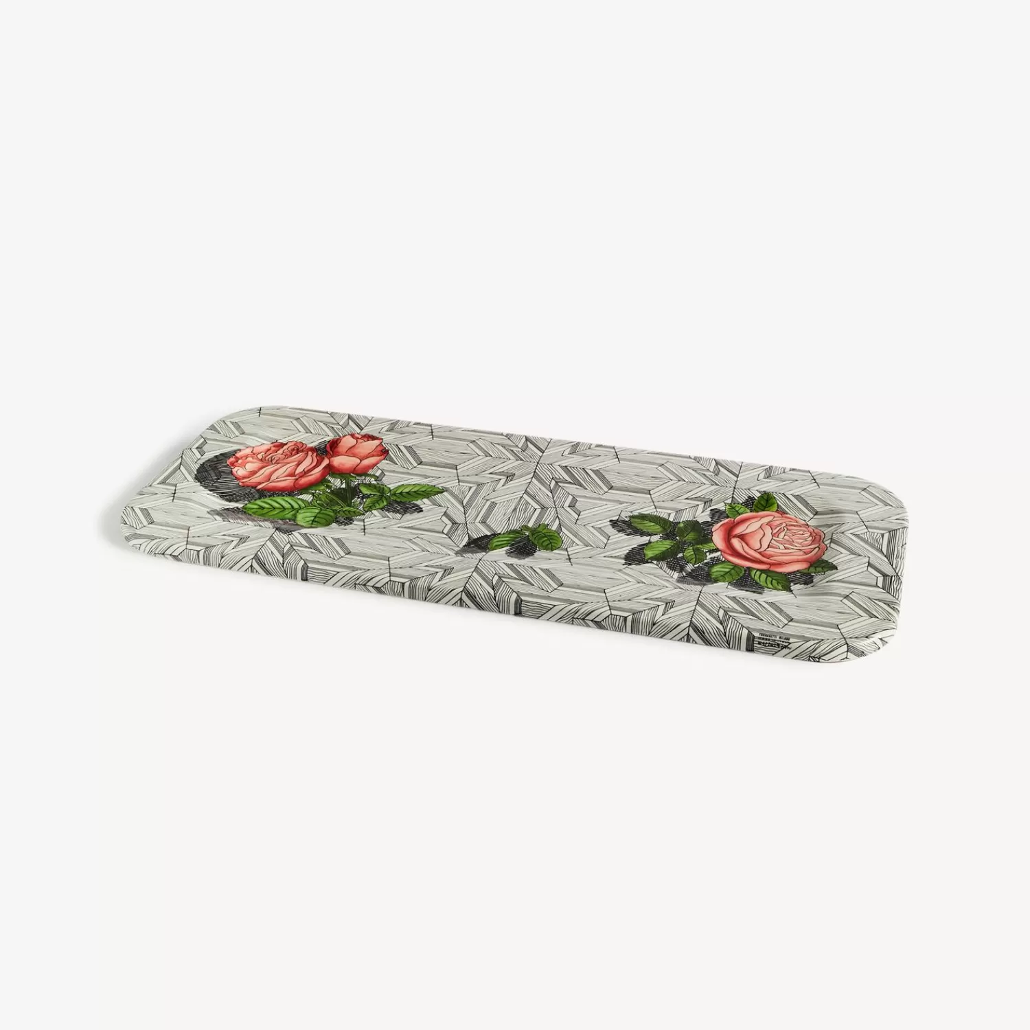 Decorative Trays And Pliants<Fornasetti Tray Musciarabia Con Rose Multicolour