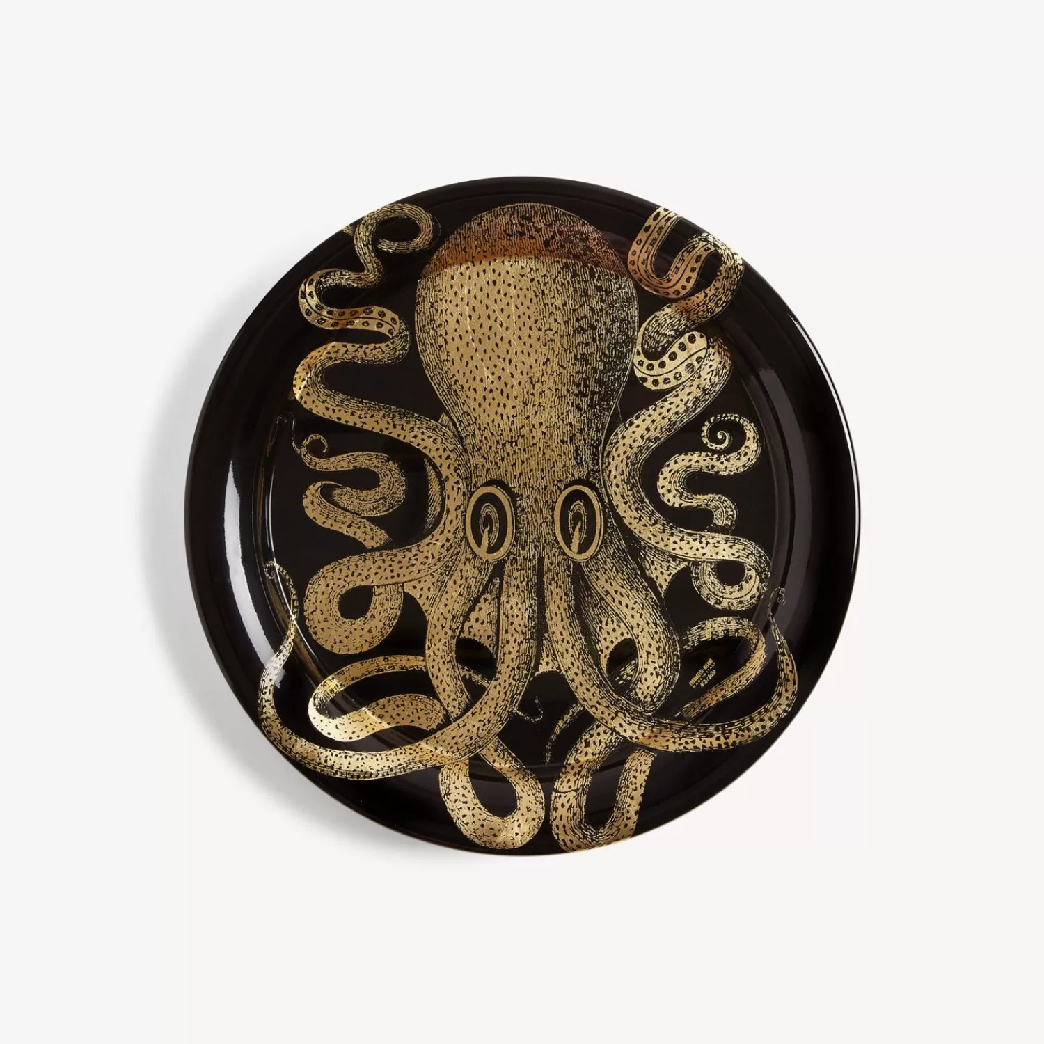 Decorative Trays And Pliants<Fornasetti Tray Polipo Gold/Black