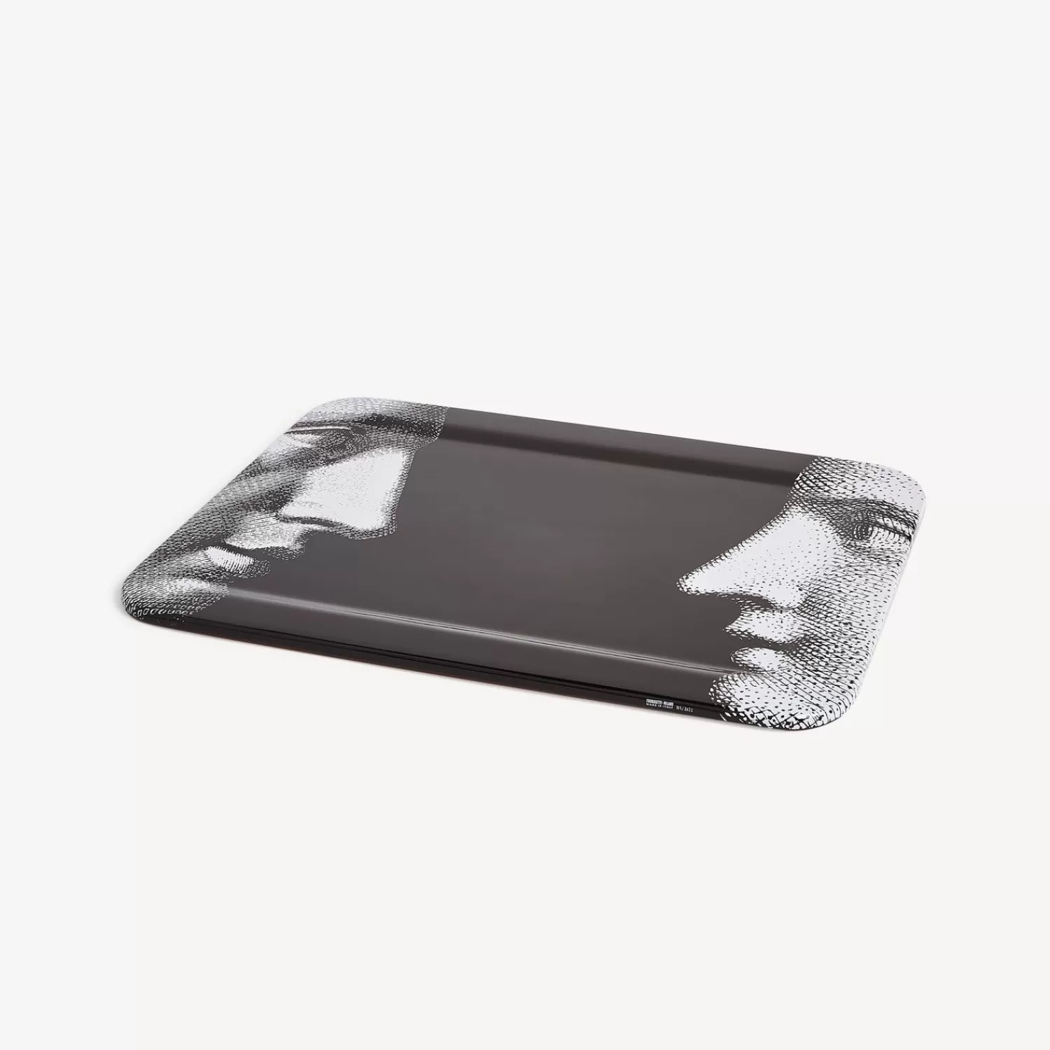 Decorative Trays And Pliants<Fornasetti Tray Profili White/Black