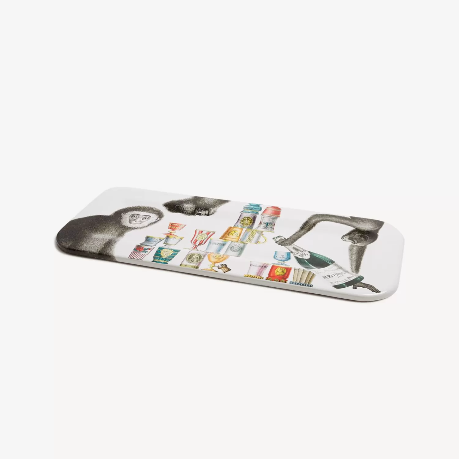 Decorative Trays And Pliants<Fornasetti Tray Scimmie Multicolour