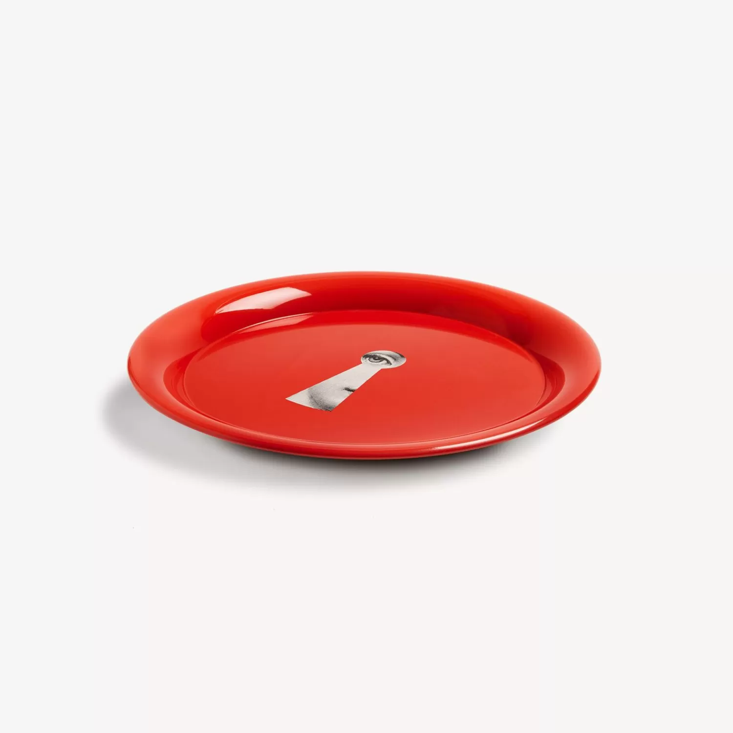 Decorative Trays And Pliants<Fornasetti Tray Serratura Red White/Black/Red