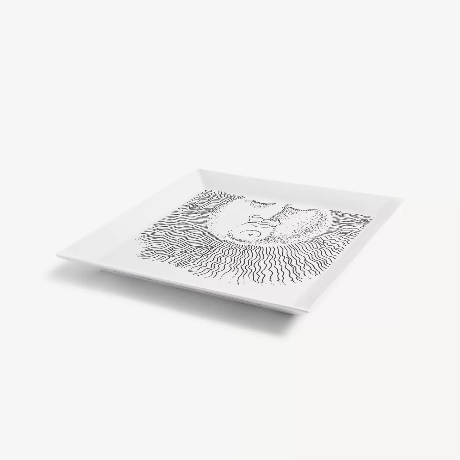 Decorative Trays<Fornasetti Tray Solitario White/Black