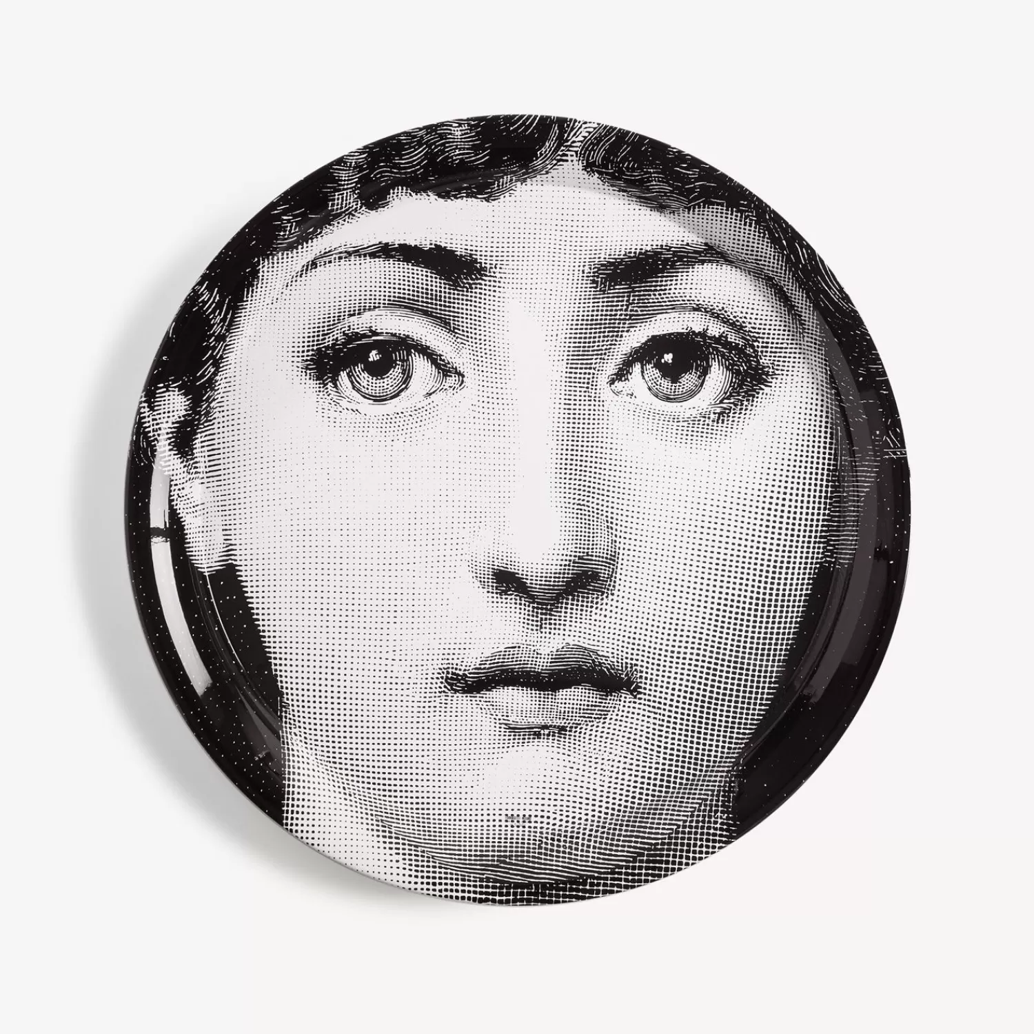 Decorative Trays And Pliants<Fornasetti Tray Tema E Variazioni N.1 White/Black