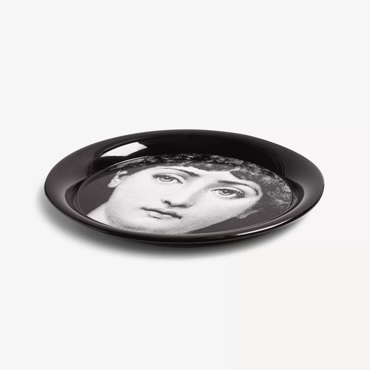 Decorative Trays And Pliants<Fornasetti Tray Tema E Variazioni N.1 White/Black