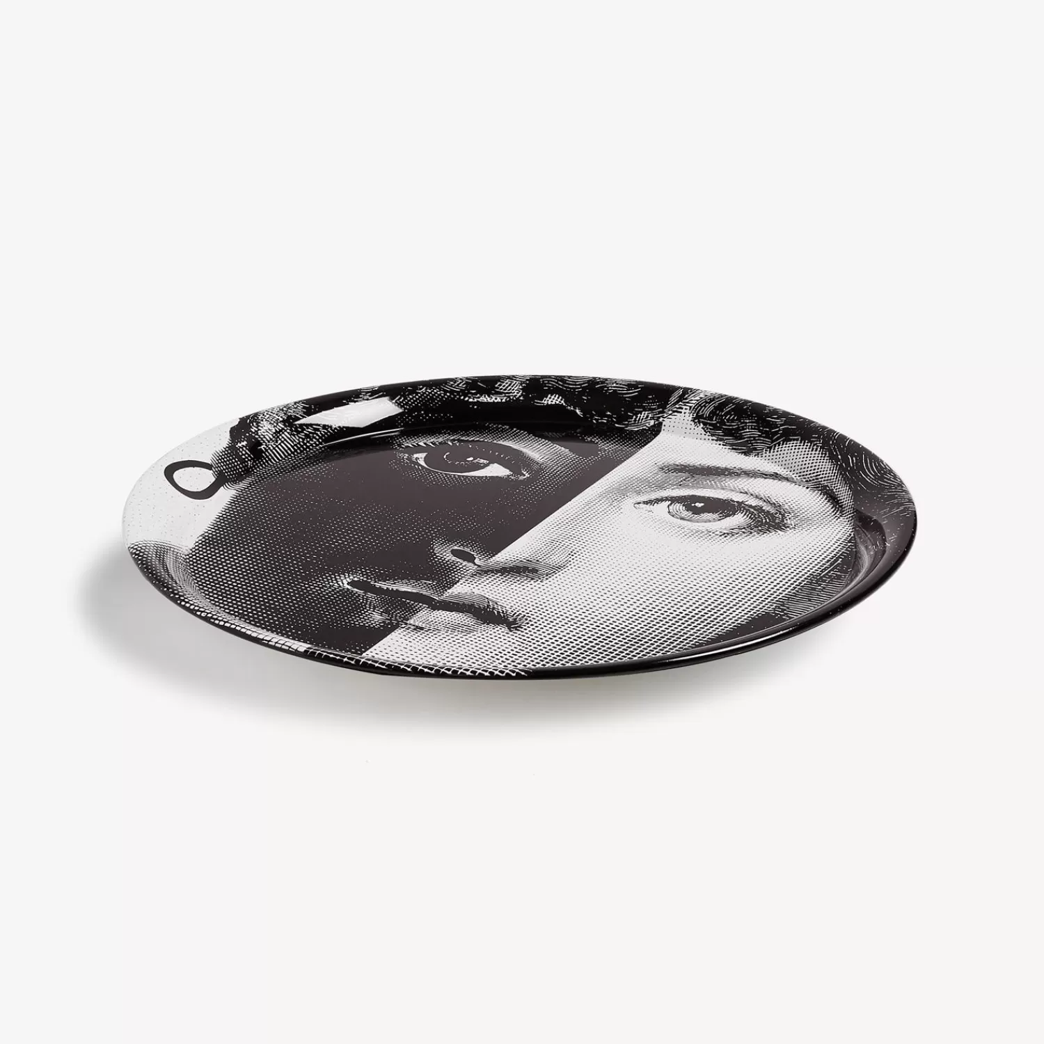 Decorative Trays And Pliants<Fornasetti Tray Tema E Variazioni N.222 White/Black